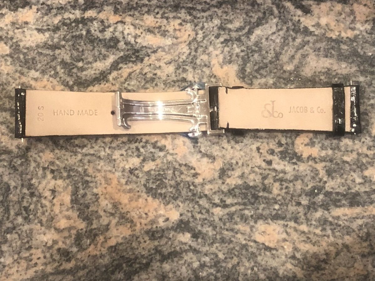 Jacob & Co. Jacob & Co. Alligator Leather Watch Band Strap Size 26 - 4 Thumbnail