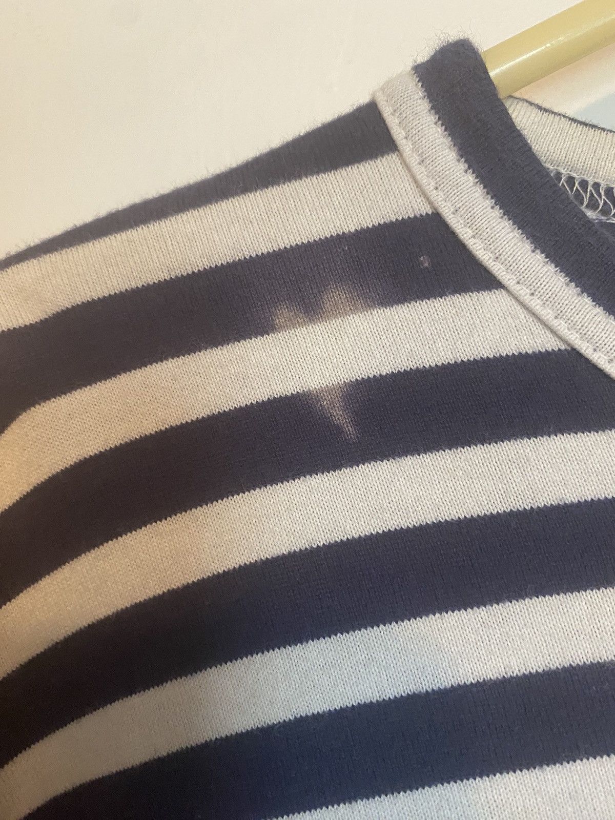 Comme des Garcons Comme des Garcons Play Women's Double Heart Striped T-shirt Size XXL / US 16-18 / IT 52-54 - 3 Thumbnail
