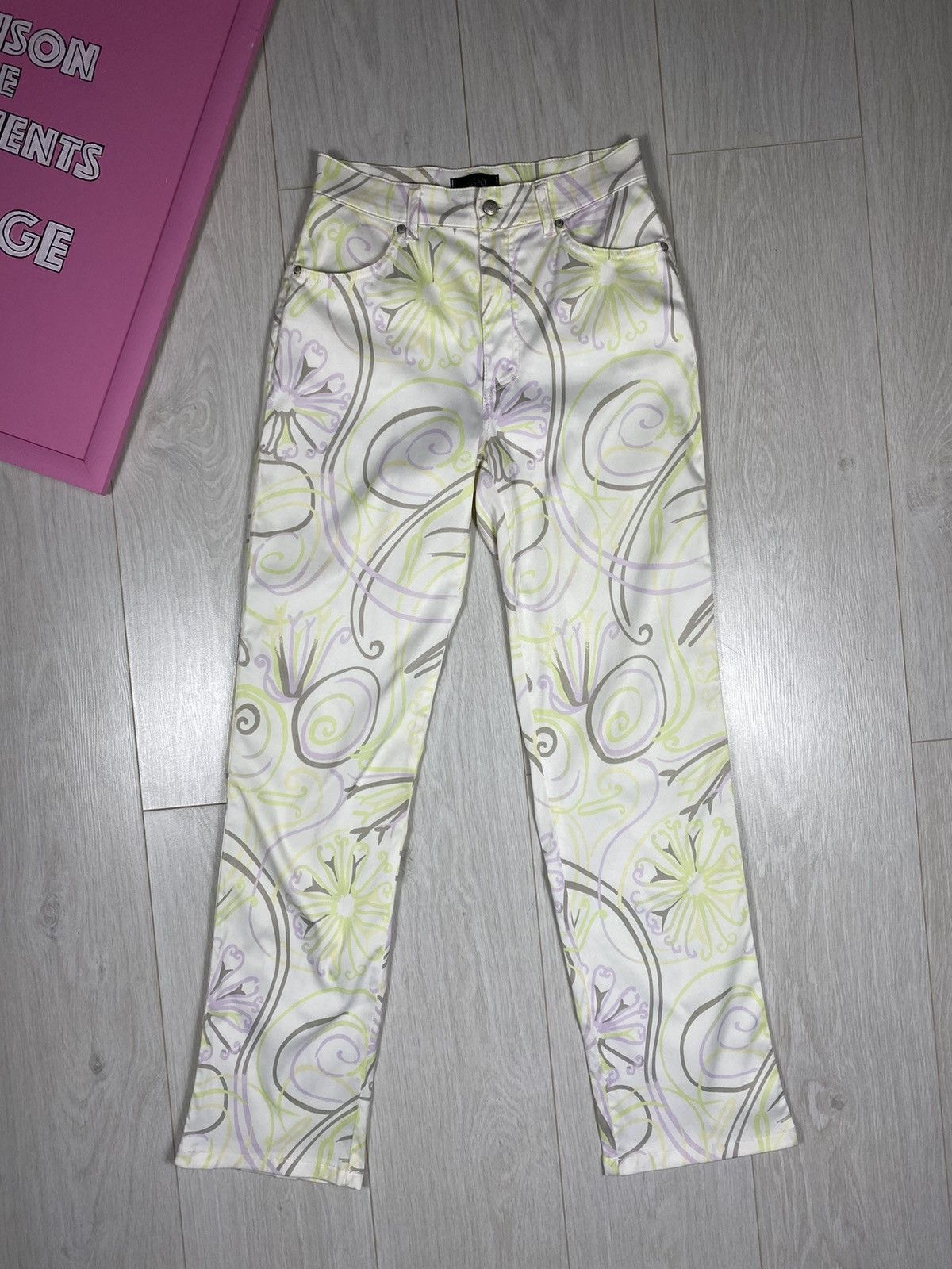Versace × Vintage Versace Classic V2 Vintage Pants Size 28" / US 6 / IT 42 - 2 Thumbnail