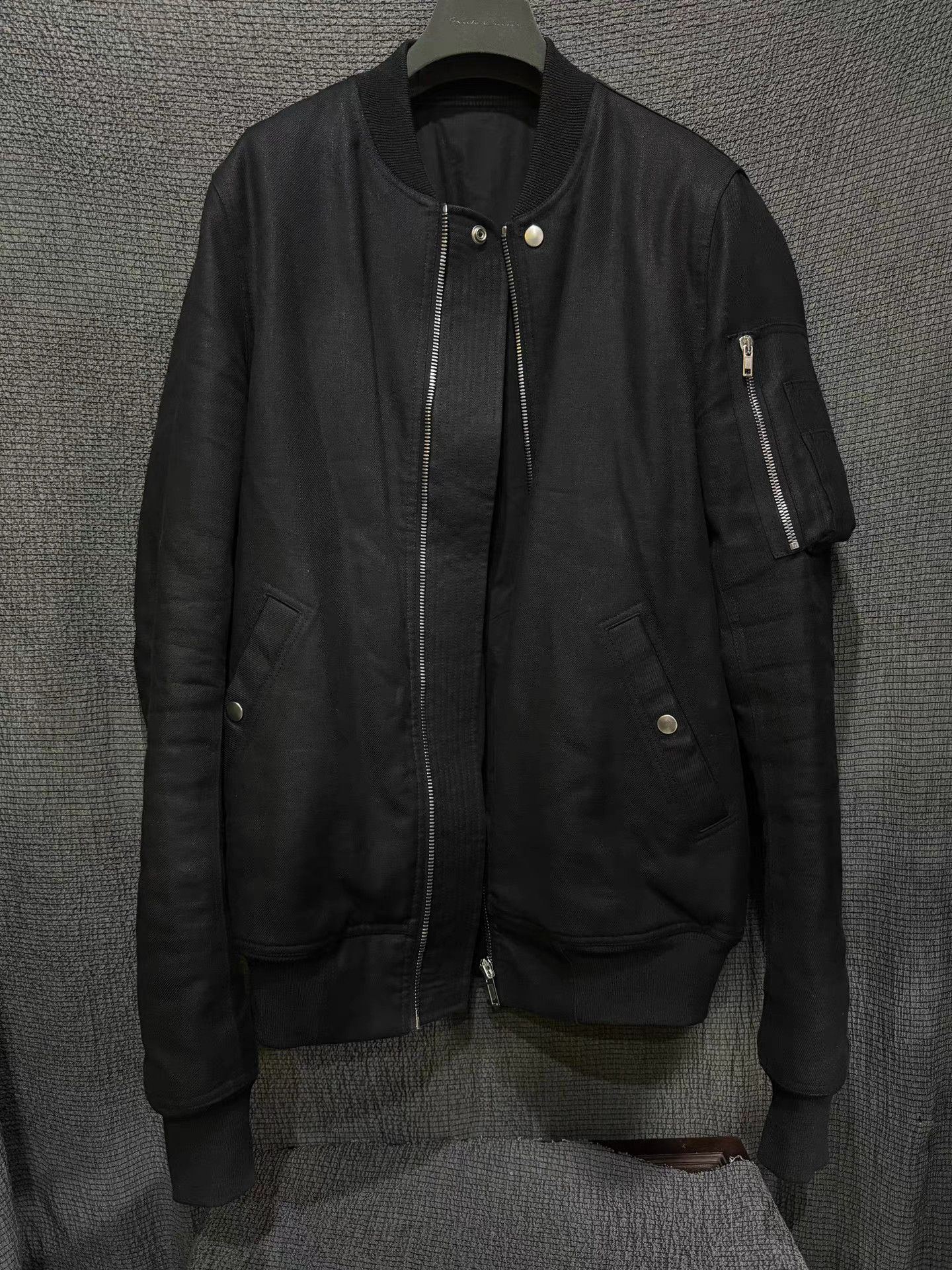 Rick Owens Rick Owens 18FW mainline flight jacket Size US M / EU 48-50 / 2 - 1 Thumbnail
