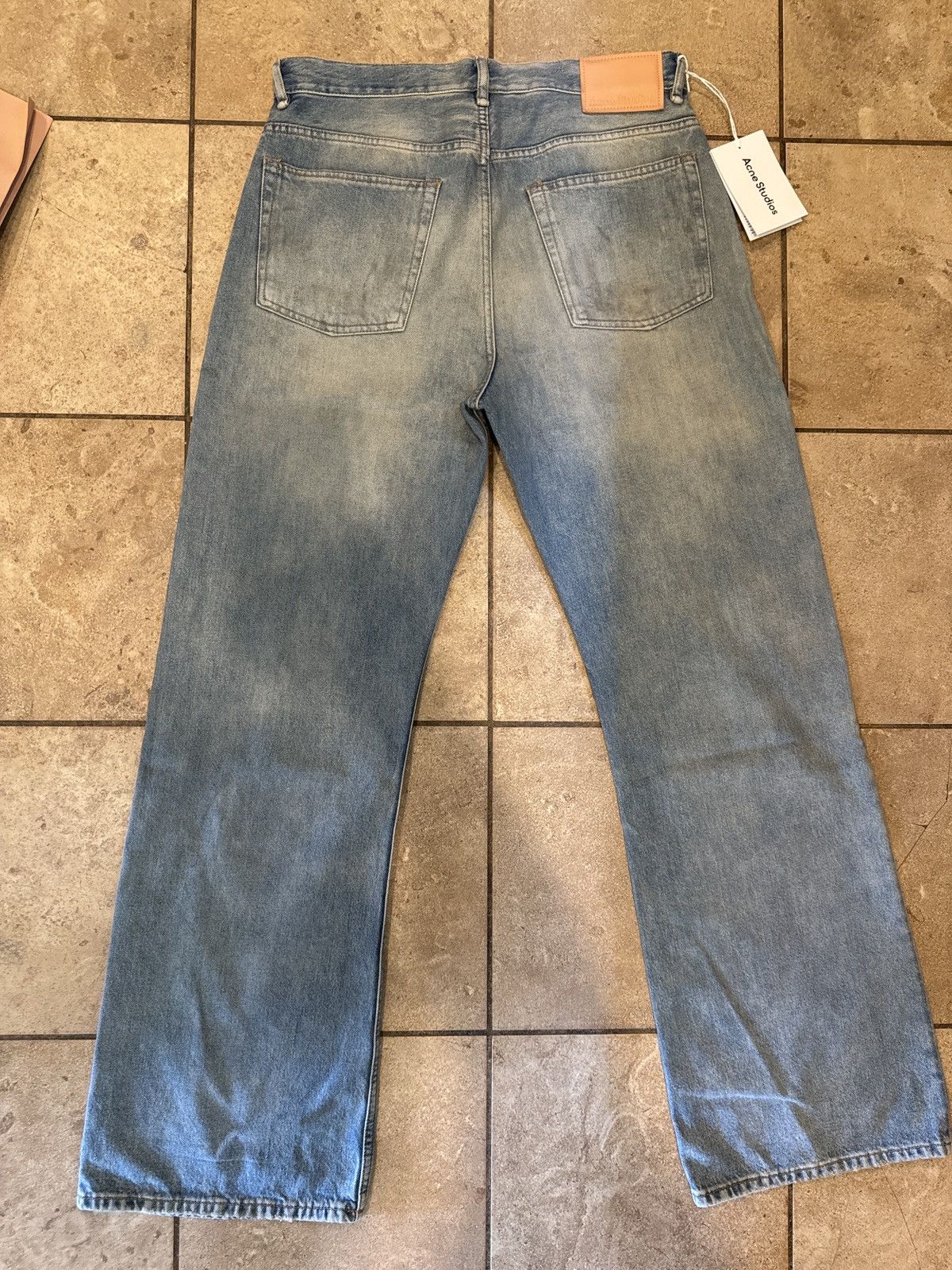 Acne Studios × Designer × Drain Gang Acne Studios 2021m wide leg denim penicillin 32 34 Size US 32 / EU 48 - 3 Thumbnail
