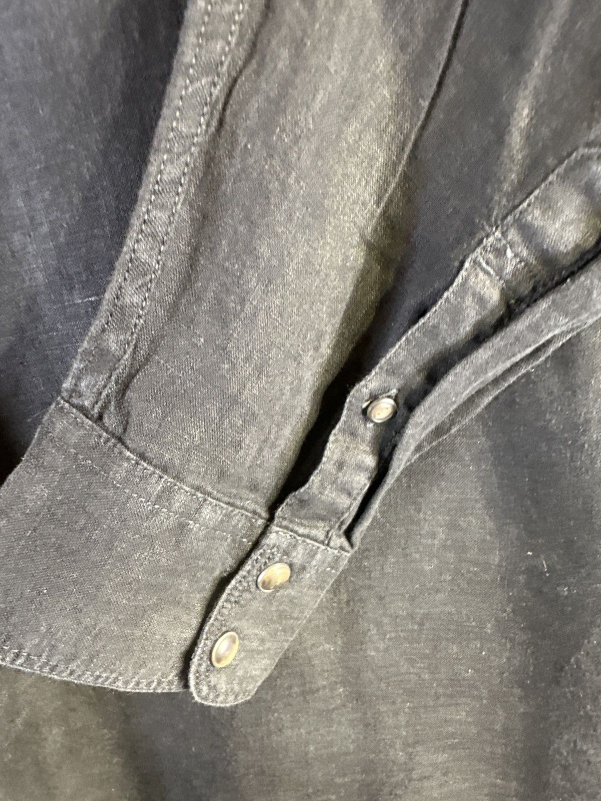 Lucky Brand Lucky Brand Linen Western Long Sleeve Shirt Size US XL / EU 56 / 4 - 5 Thumbnail