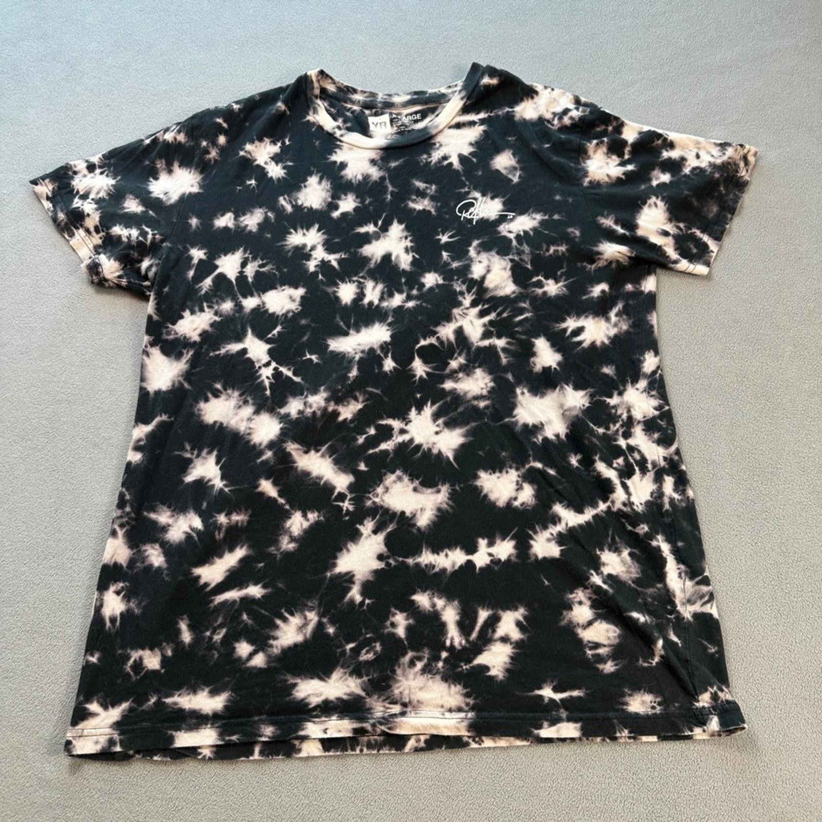 Other YR T Shirt Men's X-Large Black White Tie Dye Graphic Cotton Size US XL / EU 56 / 4 - 1 Thumbnail
