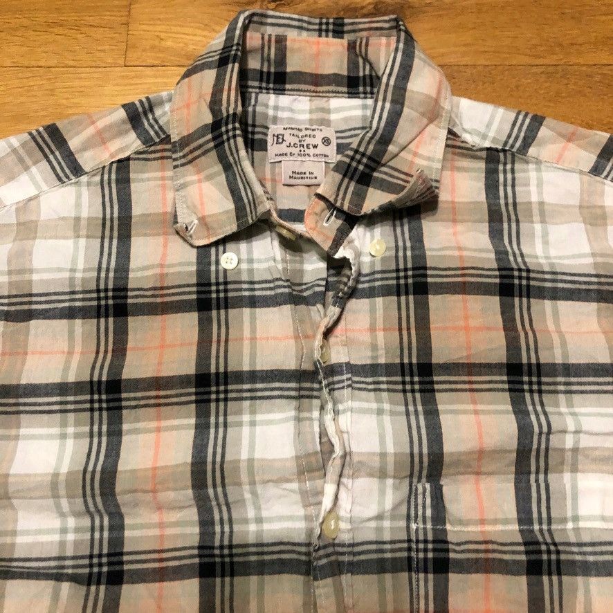 Designer × J.Crew × Vintage J.Crew mens fashionable shirt plated size XS Size US XS / EU 42 / 0 - 2 Thumbnail