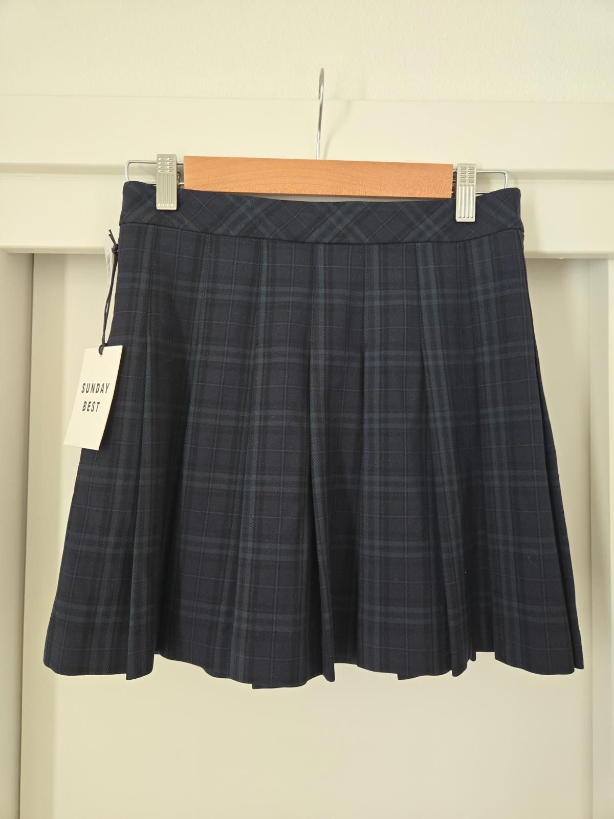 Aritzia NWT Aritzia Sunday Best Pleated Mini Skirt Size 28" / US 6 / IT 42 - 1 Thumbnail