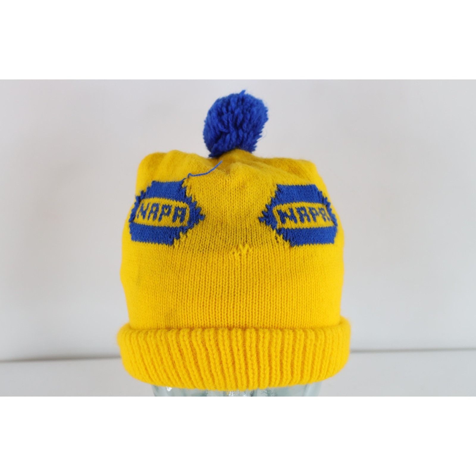 Vintage Vintage 80s 90s Spell Out NAPA Auto Parts Racing Beanie Hat Size ONE SIZE - 1 Thumbnail