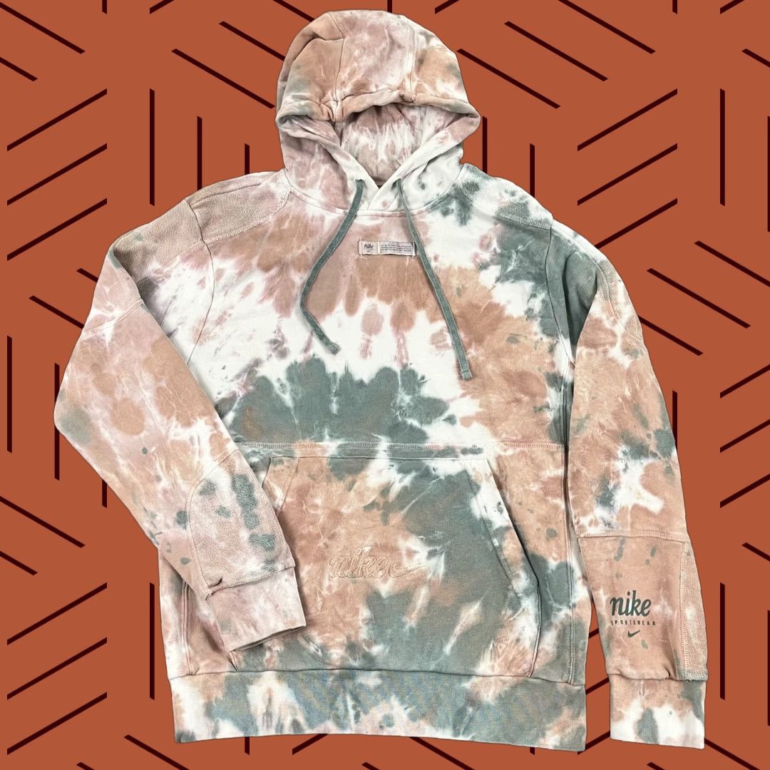 Nike Nike Sportswear Hoodie Mens Small Tie Dye French Terry Sweatshirt Pullover Gym Size US S / EU 44-46 / 1 - 1 Thumbnail