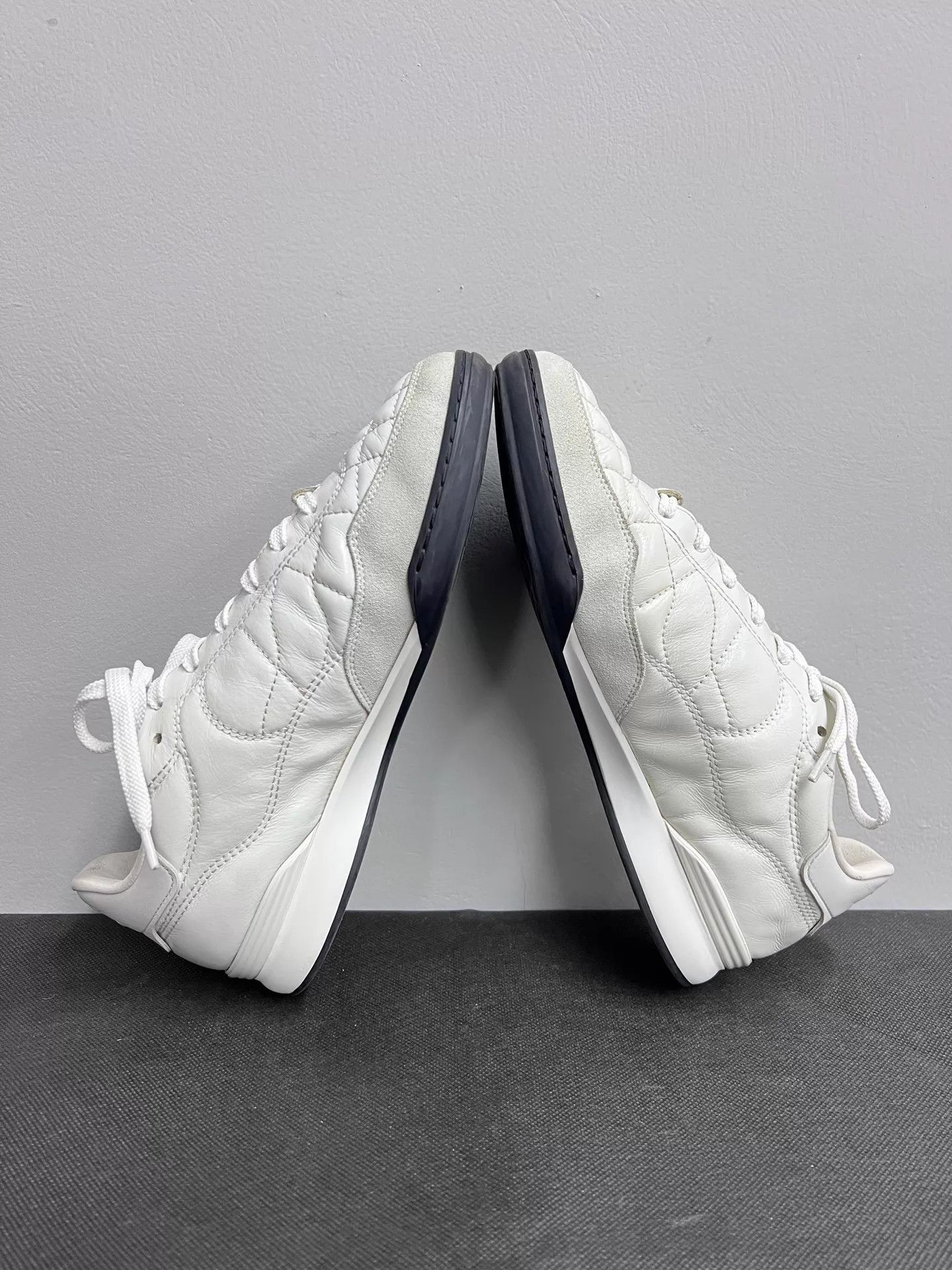 Chanel Chanel 25S White German Trainer Low Top EUR37 Size US 6 / IT 36 - 5 Thumbnail