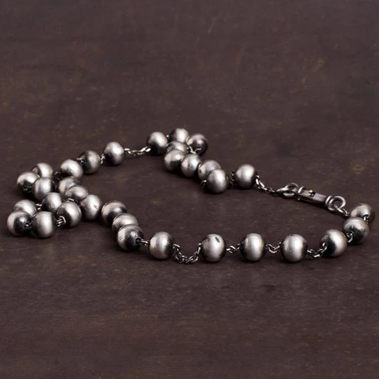 Werkstatt Munchen Werkstatt Munchen M3857 Antique Silver Pearl Necklace Size ONE SIZE - 3 Thumbnail