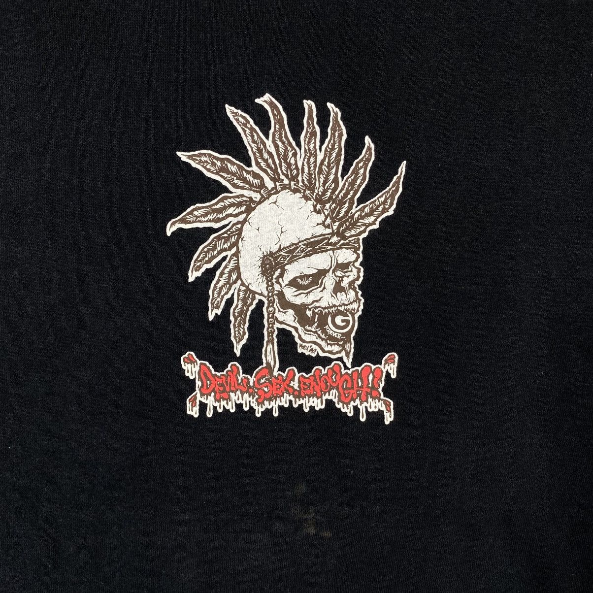 Band Tees Vintage 90's GASTUNK Devil Sex Enough Graphic Band Tee Shirt Size US M / EU 48-50 / 2 - 4 Thumbnail
