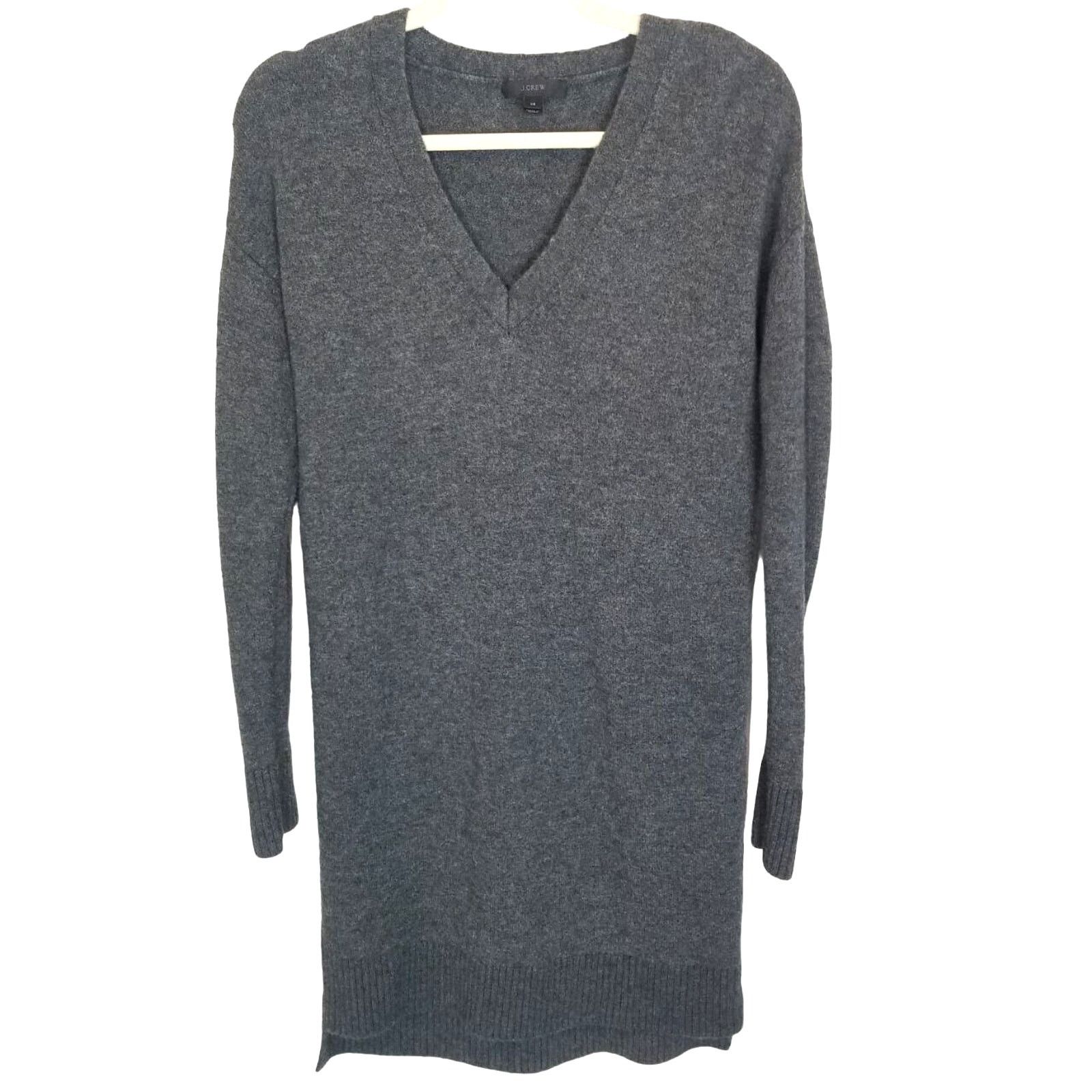 J.Crew J. Crew Womens Wool Alpaca Sweater Dress S Classic Preppy Size S / US 4 / IT 40 - 2 Thumbnail