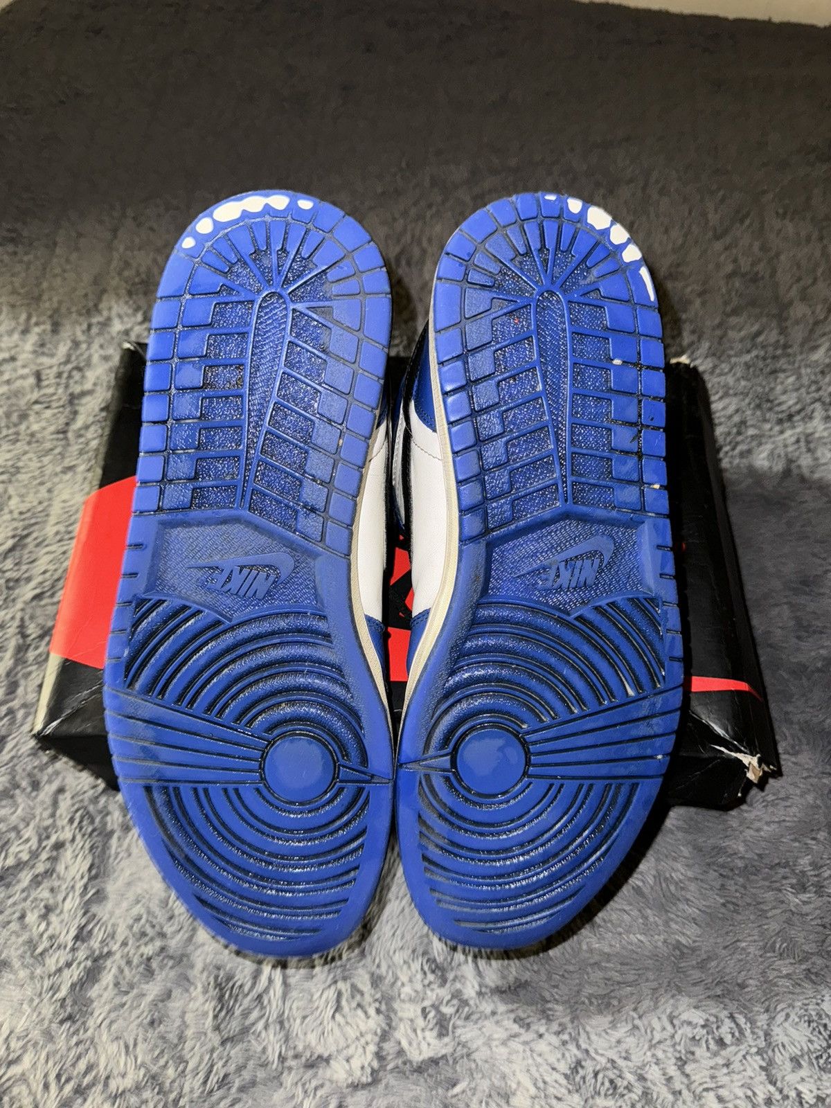 Jordan Brand × Nike Nike Jordan Royal Blue 1 Size US 12 / EU 45 - 4 Thumbnail