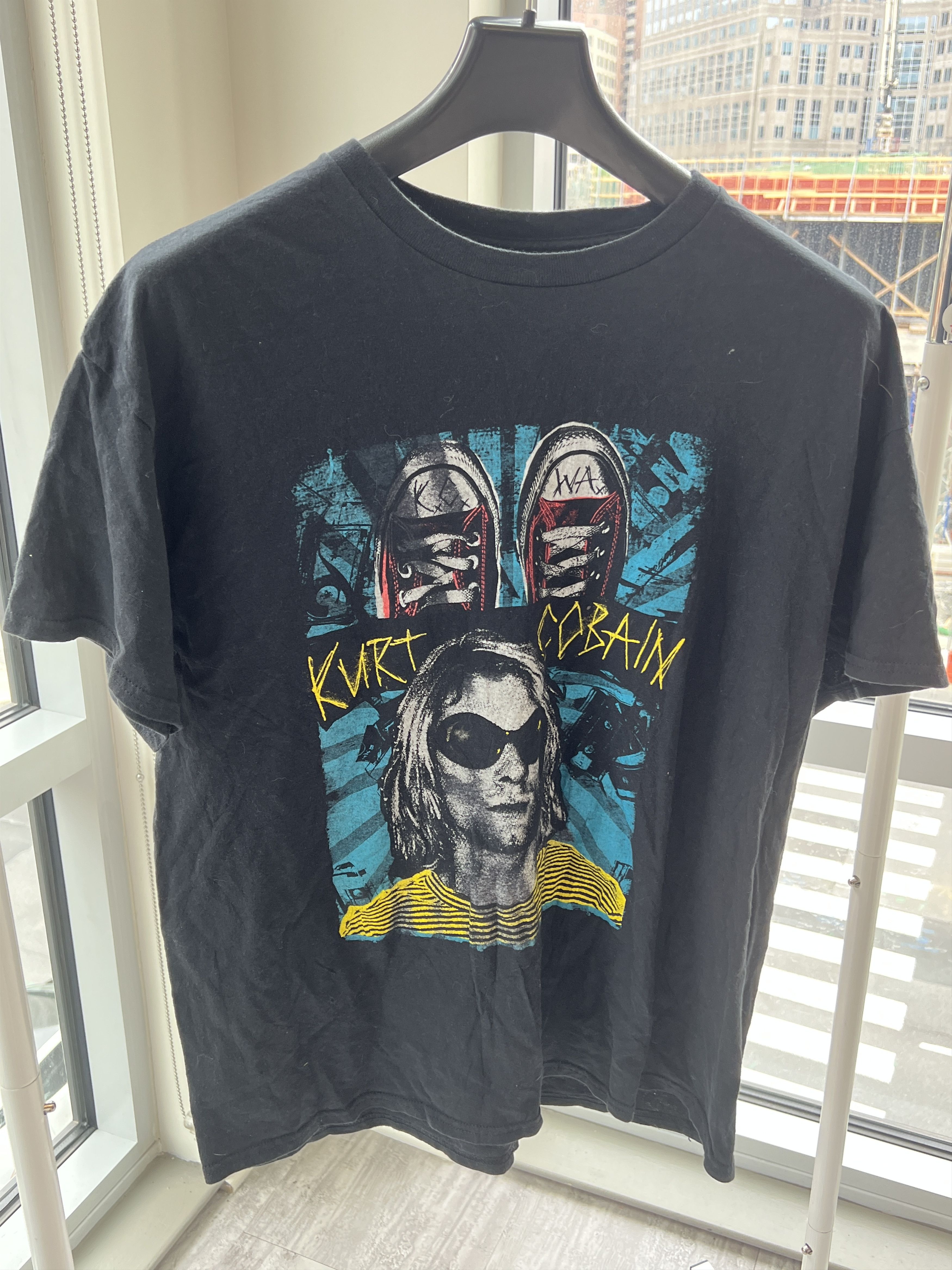 Other Kurt Cobain Nirvana Graphic T-Shirt Black Grunge Rock Size US XL / EU 56 / 4 - 1 Thumbnail