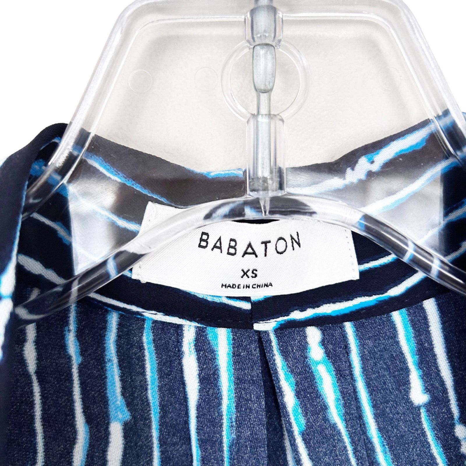 Other Babaton Blue Printed Tank Top Sleeveless Blouse Sz XS Size XS / US 0-2 / IT 36-38 - 2 Thumbnail