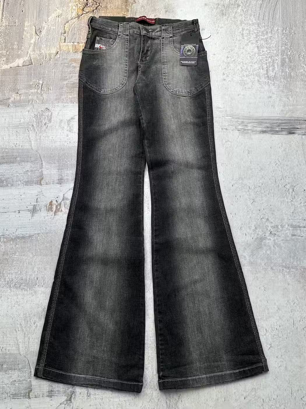 image of Avant Garde x Vintage Amazing Super Flare Jeans in Black, Women's (Size 28)