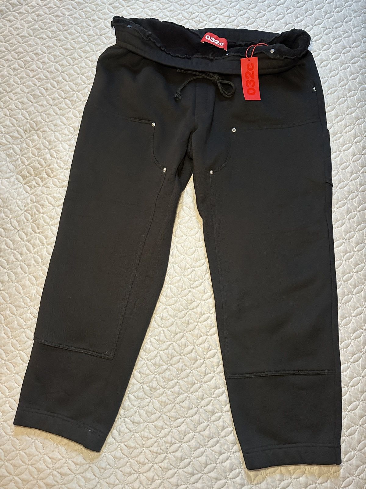 032c Black Maria Worker Lounge Pants Sweatpants NWT