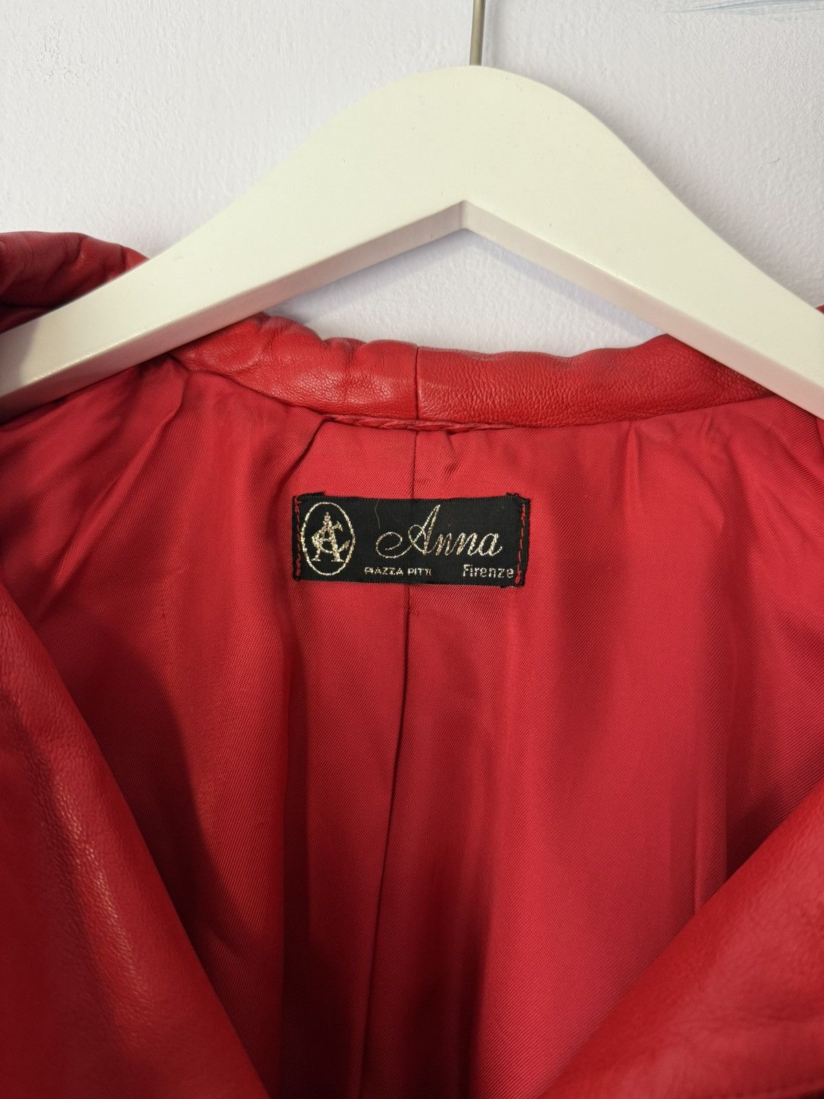 Vintage Vintage Vera Pelle Snake Skin Leather Red Jacket 80s MJ Size US L / EU 52-54 / 3 - 8 Thumbnail
