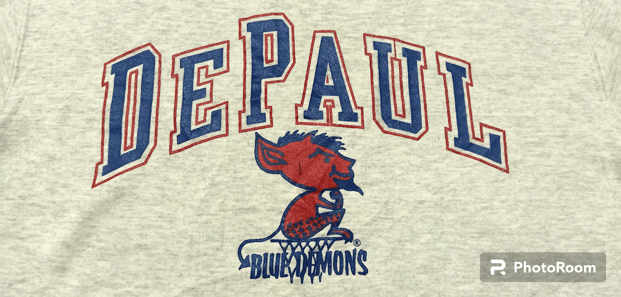 Russell Athletic × Vintage Vintage Russell Athletic Depaul Blue Demons Sweatshirt Size US M / EU 48-50 / 2 - 2 Thumbnail
