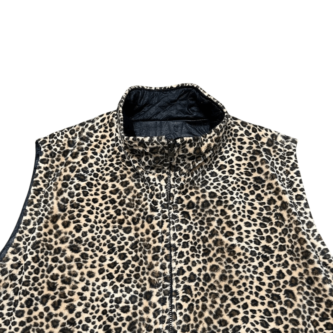 Hysteric Glamour Vintage Leopard Vest Reversible Size US L / EU 52-54 / 3 - 4 Thumbnail