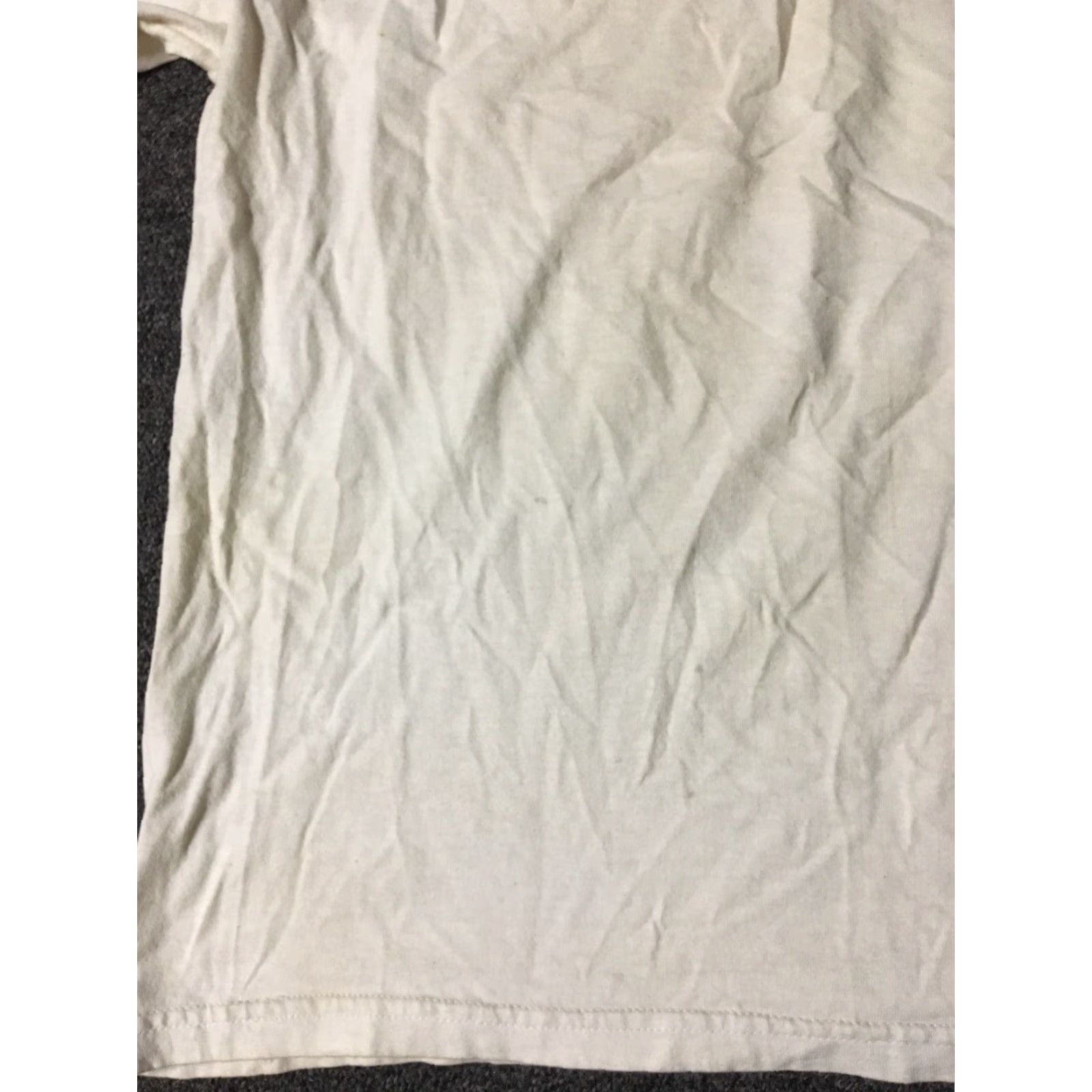 Hanes Vtg La Joya PE Shirt M White 90s Grunge Sports USA Football Basketball Baseball Logo Nike? Size US M / EU 48-50 / 2 - 6 Thumbnail