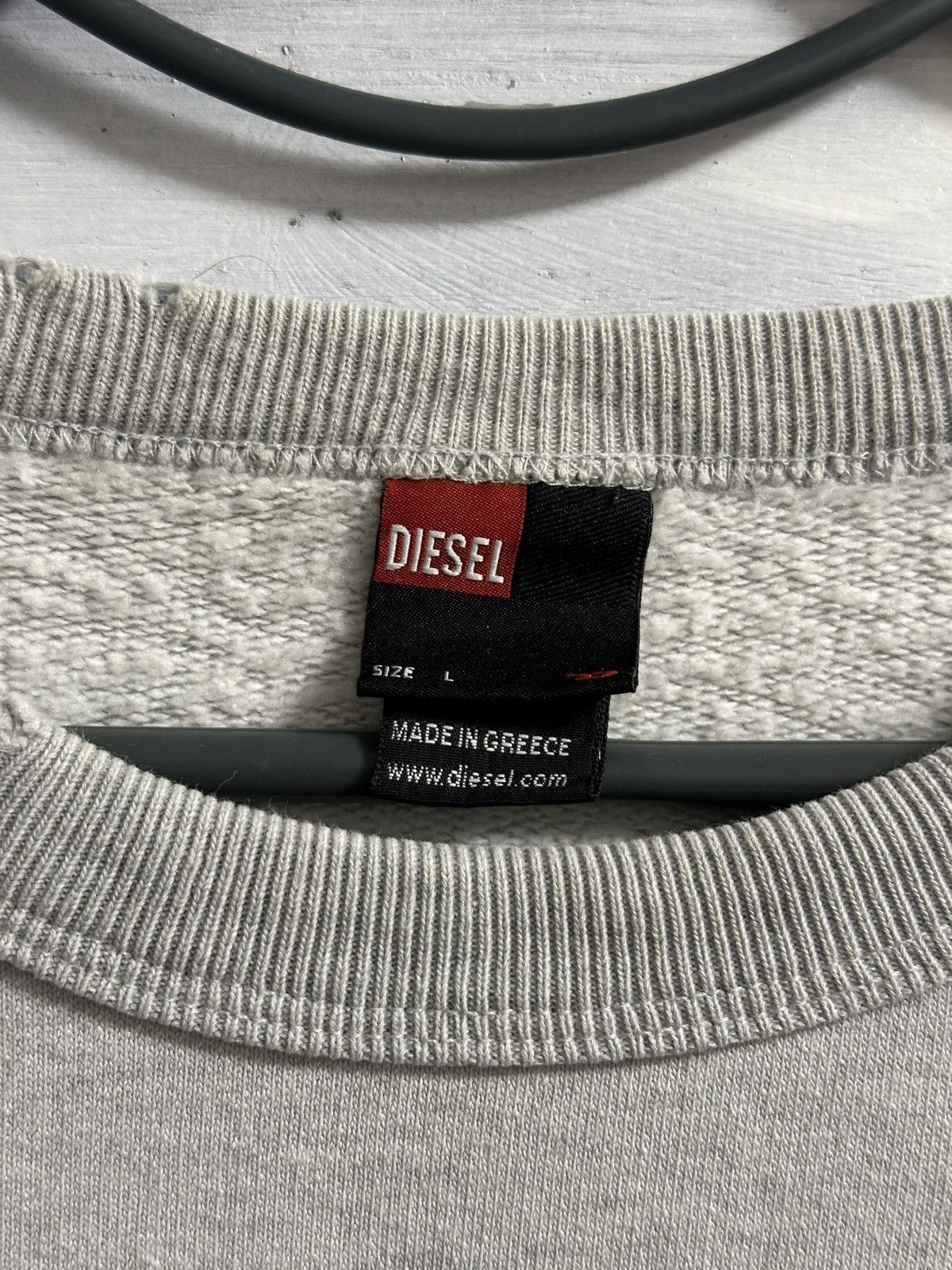 Diesel Rare Vintage Sweatshirt Diesel Moto Madness Luxury Size US L / EU 52-54 / 3 - 11 Thumbnail