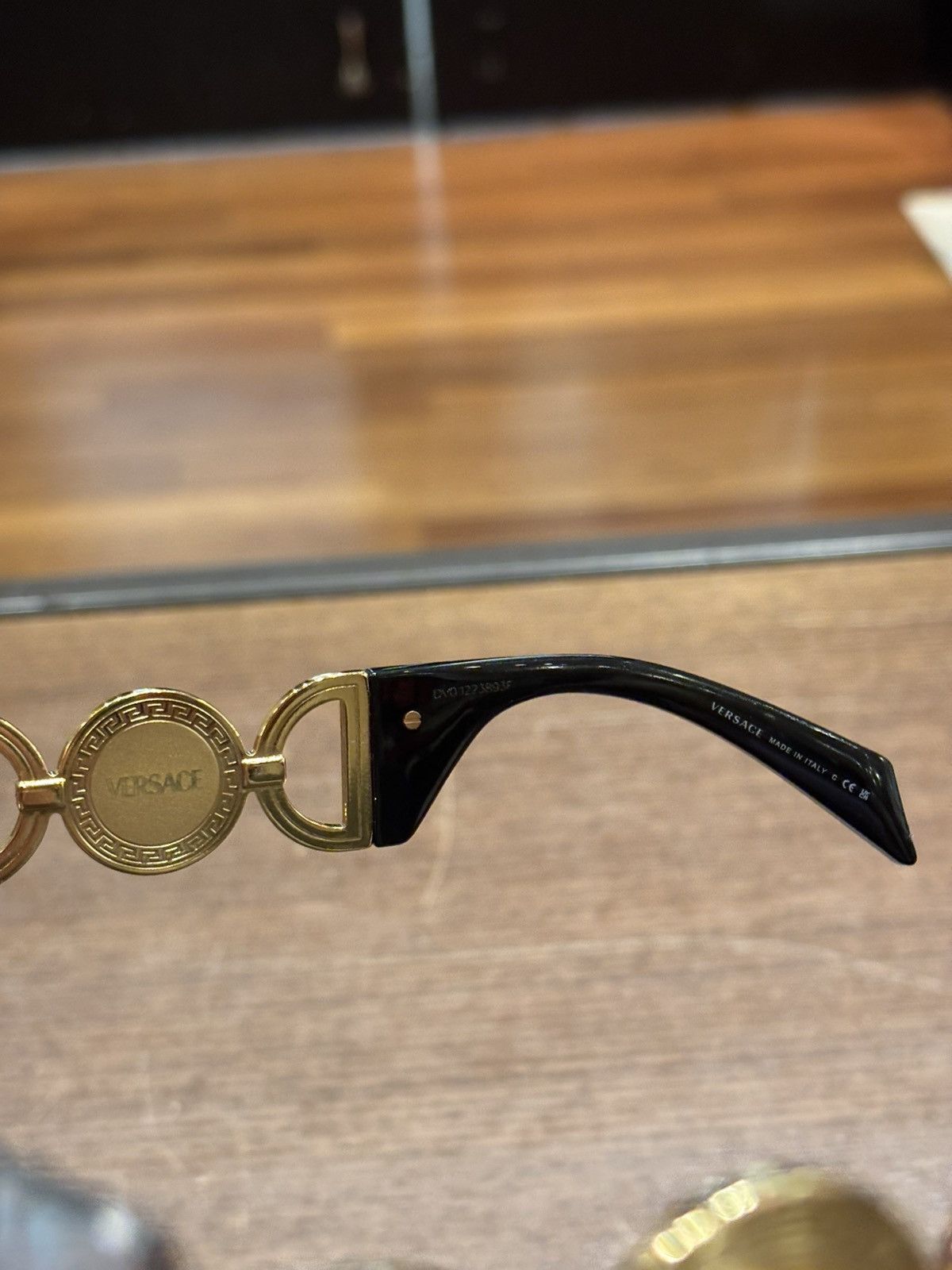 Versace Versace Iridescent Visor Glasses Size ONE SIZE - 4 Thumbnail