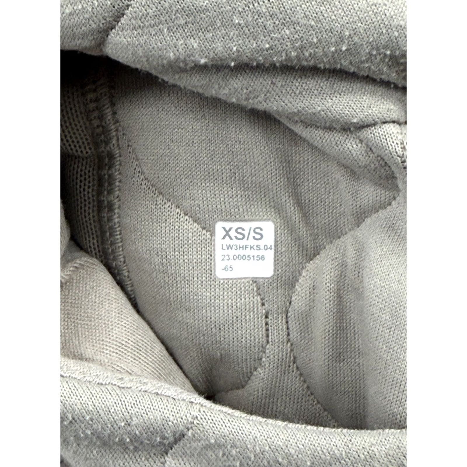 Lululemon Lululemon Scuba Oversized Quilted Half Zip Sweatshirt Womens Sz XS/S Riverstone Gray Size S / US 4 / IT 40 - 3 Thumbnail