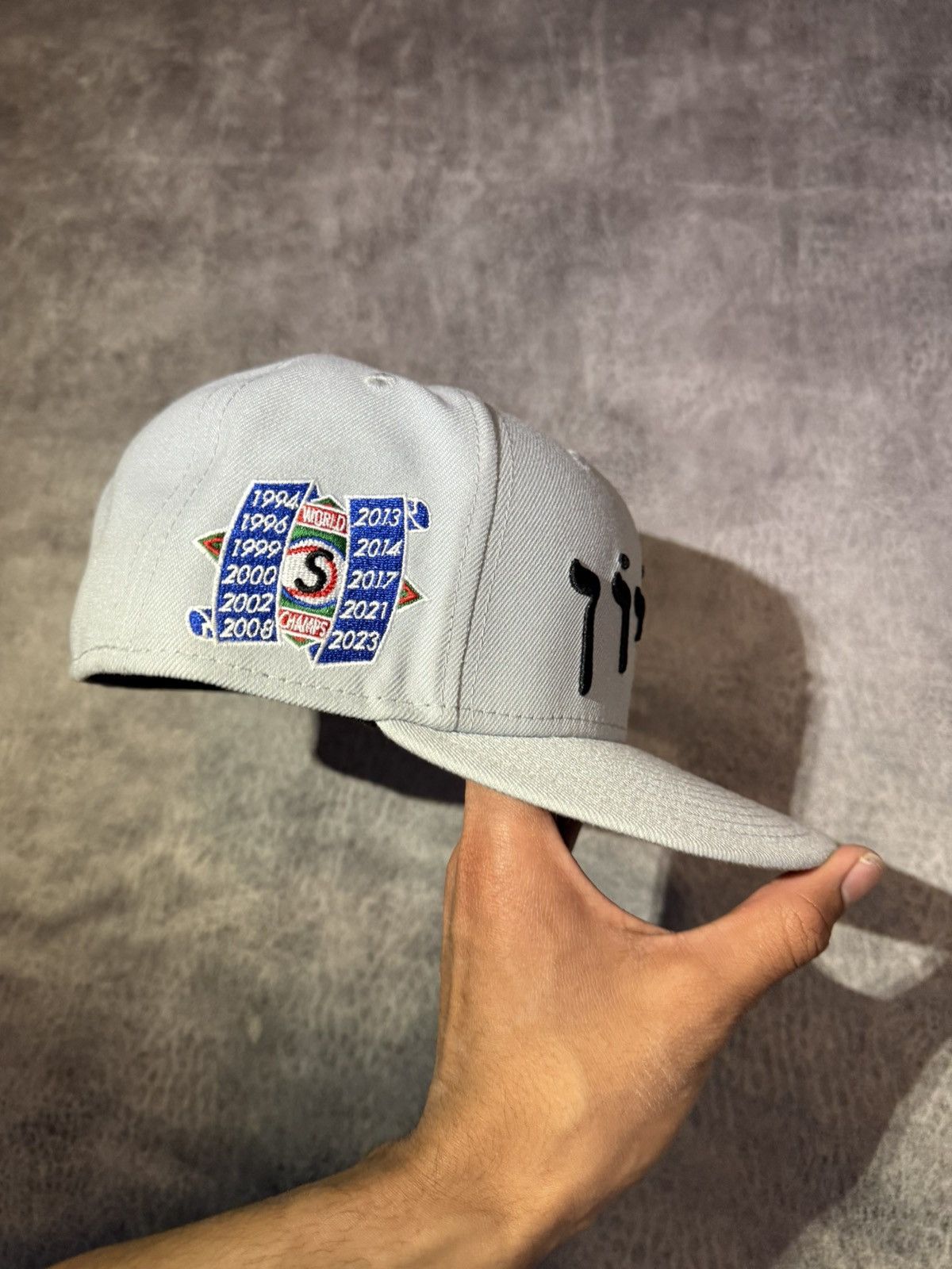 New Era × Supreme Supreme Hebrew 59fifty Size ONE SIZE - 2 Thumbnail