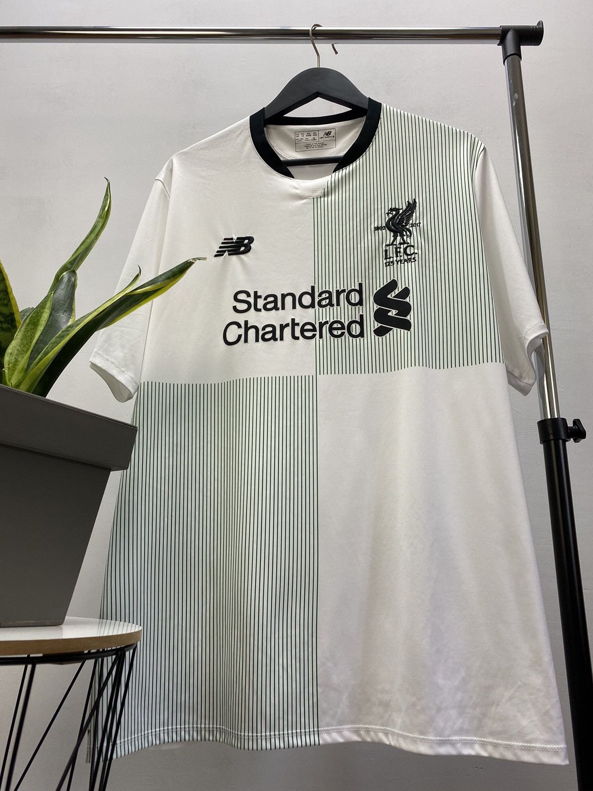 New Balance 2017 2018 Liverpool New Balance Away Soccer Jersey Size US XXL / EU 58 / 5 - 4 Thumbnail