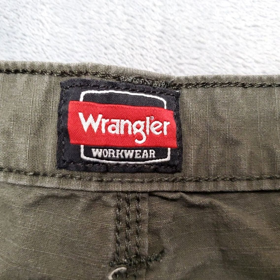 Wrangler Wrangler Pants Mens 40x32 Green RIGGS Workwear Cargo Canvas 5-Pocket Utility Outdoors Mens Size US 40 / EU 56 - 4 Thumbnail