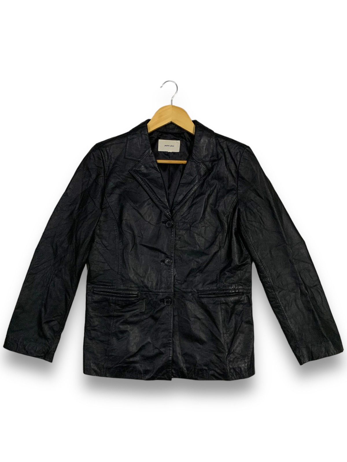 PPFM Vintage Japanese Brand PPFM Cowhide Leather Blazer Jacket Size US M / EU 48-50 / 2 - 1 Thumbnail