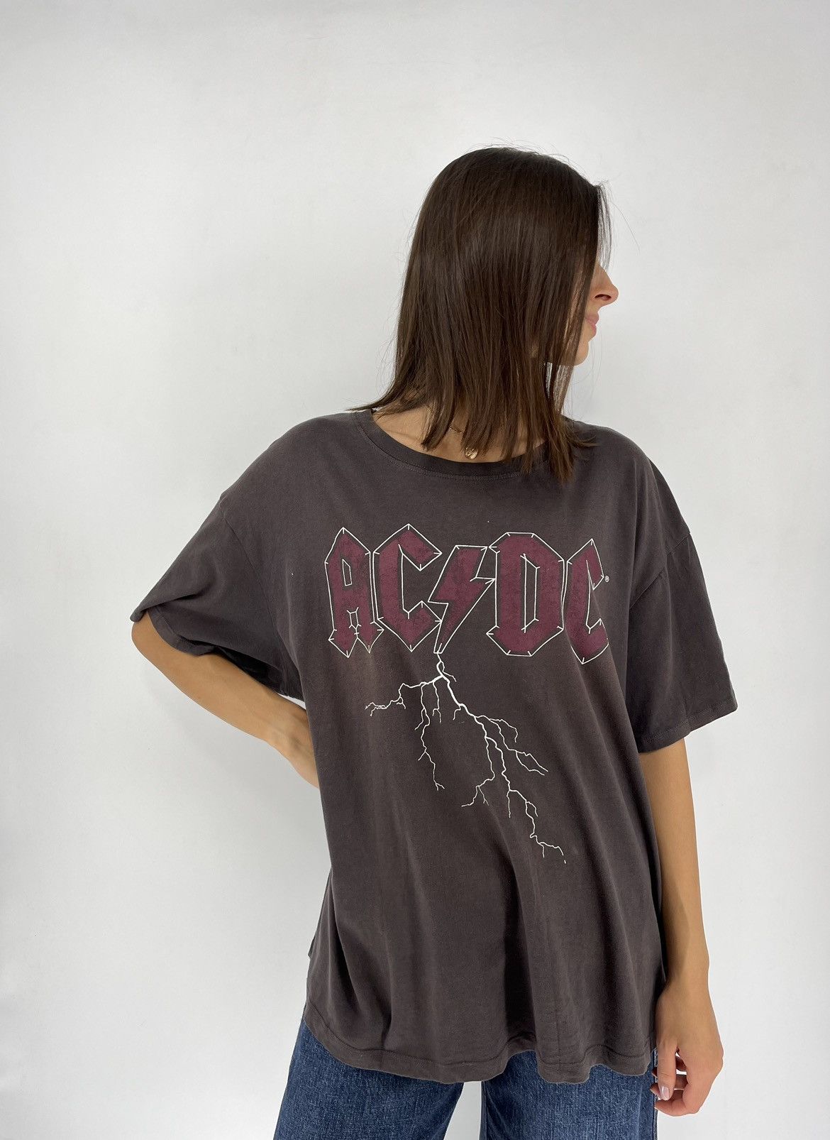 AC/DC × Band Tees × Vintage Vintage Y2k T Shirt Ac/Dc Tee Big Logo Band Rock Tee Size XL / US 12-14 / IT 48-50 - 4 Thumbnail
