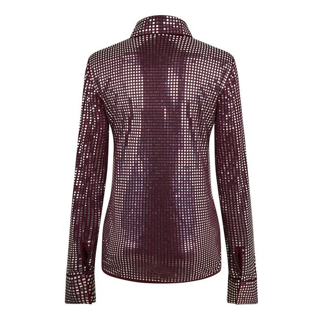 Bottega Veneta Bottega Veneta Regular Fit Long Sleeve Shirt in Red Size S / US 4 / IT 40 - 2 Thumbnail