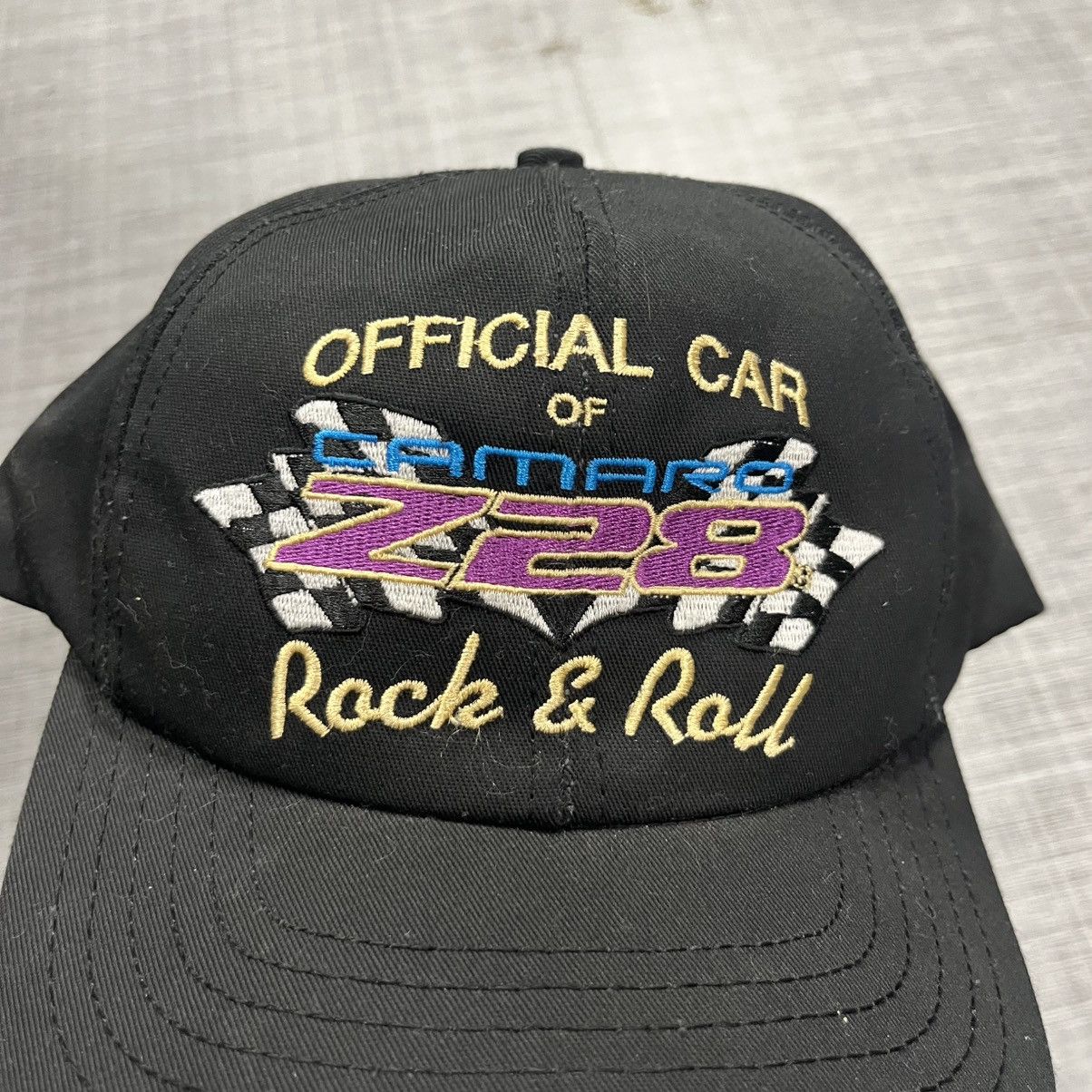 Sports Specialties × Vintage VTG 90s Camaro Z28 Rock & Roll Hat Size ONE SIZE - 1 Thumbnail