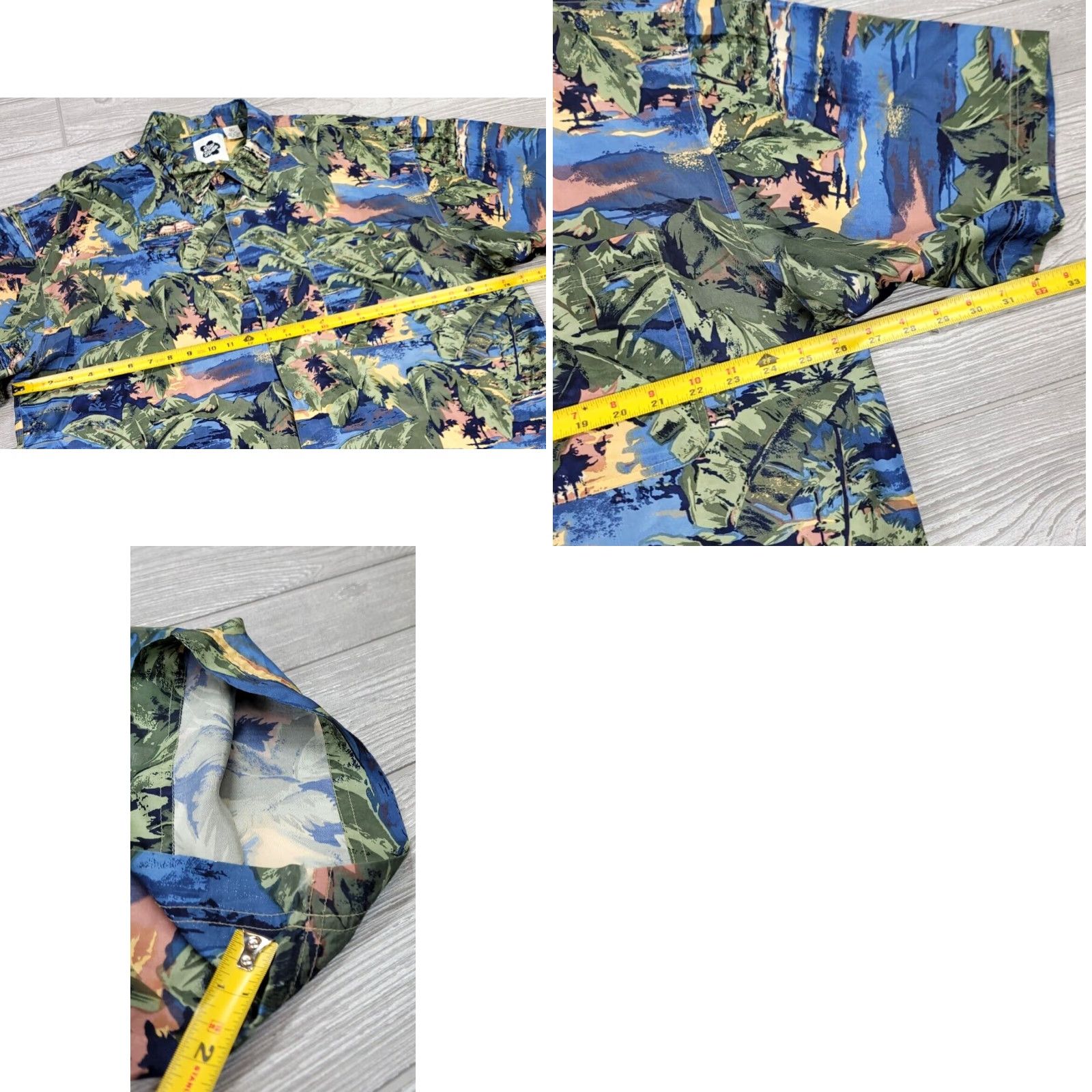 Hilo Hattie Hilo Hattie Aloha Shirt Camp Hawaiian Ocean Island 100% Silk Silk Floral Multicolor XL Short Sleeve Button-Up Men Shirt Size US XL / EU 56 / 4 - 8 Thumbnail