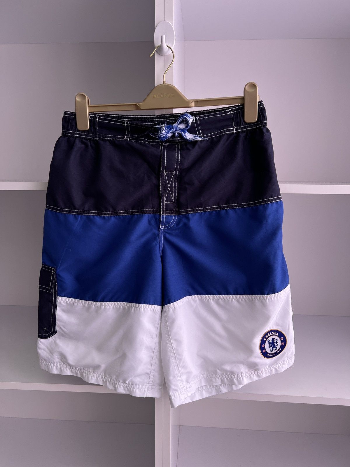 Chelsea Soccer × Vintage Vintage Chelsea Rare Shorts Size US 33 - 7 Thumbnail