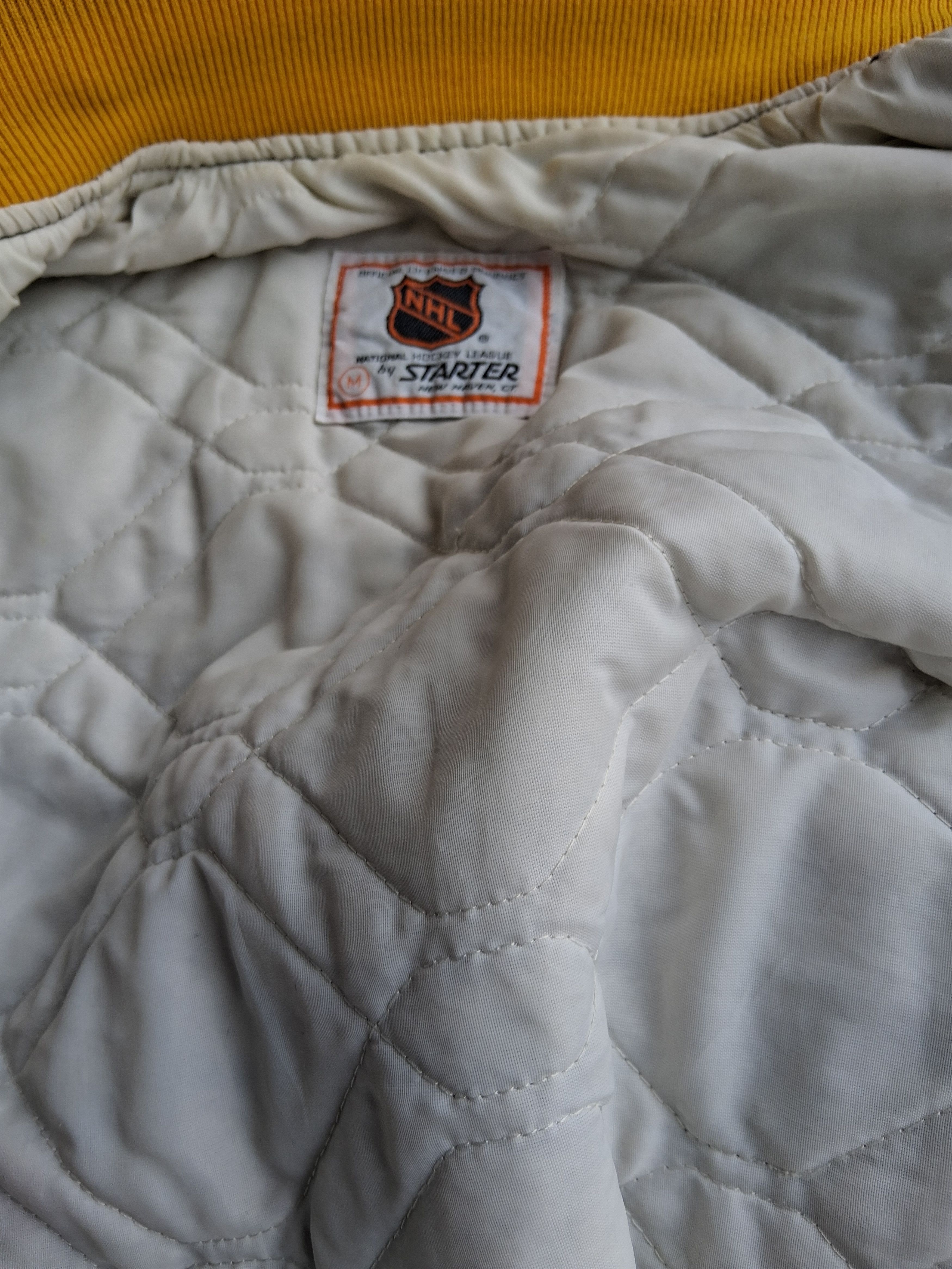 Starter Starter NHL Pittsburgh Penguins Satin Jacket 1980s USA Made Size US M / EU 48-50 / 2 - 13 Thumbnail