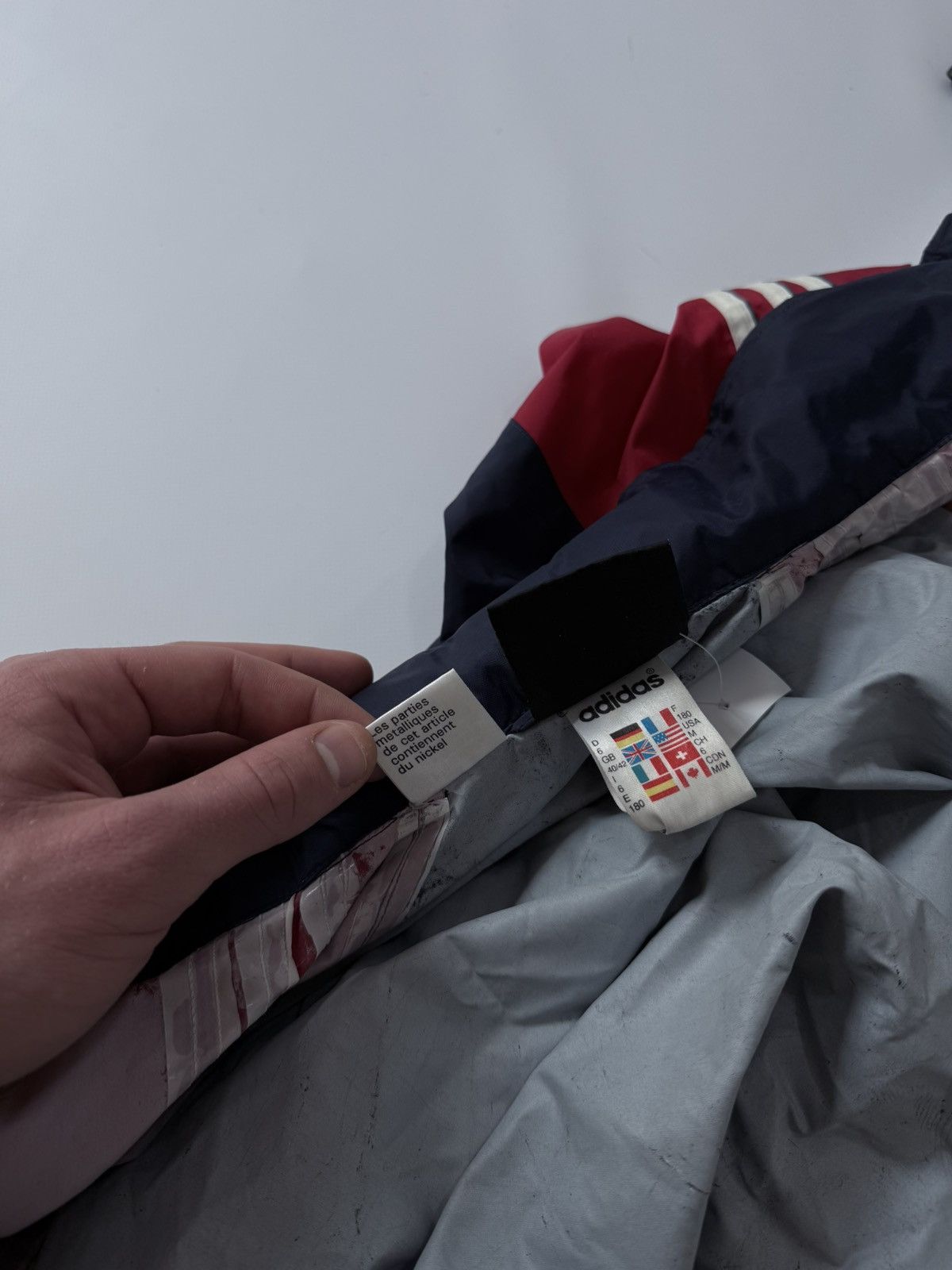 Adidas Vintage Adidas 90s Y2K streetwear nylon windbreaker jacket Size US XL / EU 56 / 4 - 11 Thumbnail
