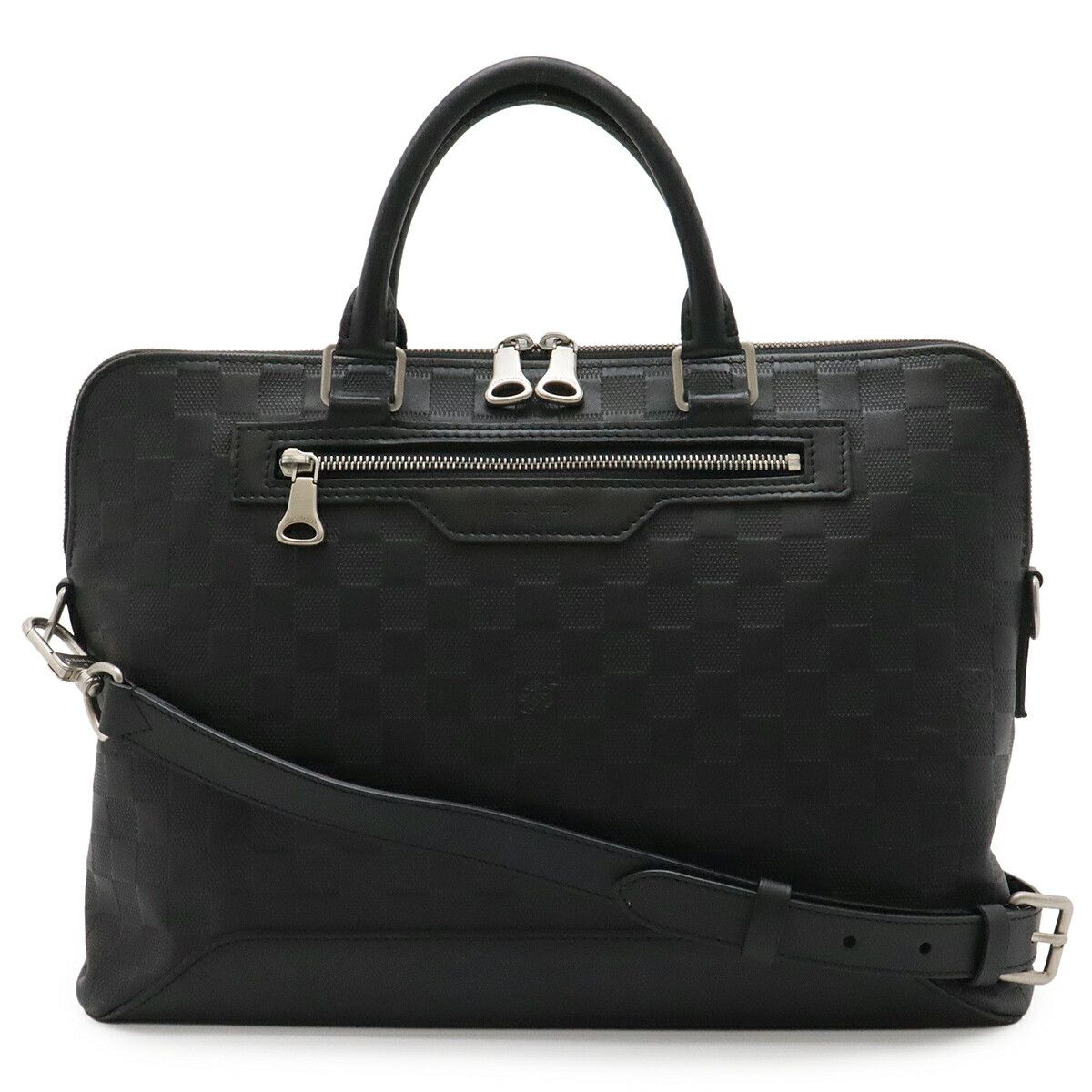 Louis Vuitton Louis Vuitton Louis Vuitton Avenue Damier Infini Briefcase Leather Business Bag N41019 DUTY FREE for USA Size ONE SIZE - 1 Thumbnail