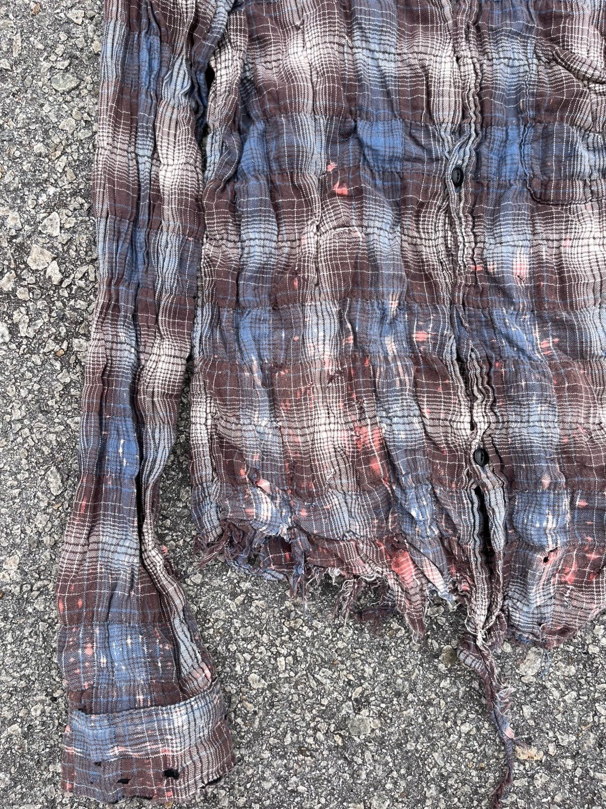 Pledge Distressed flannel button down by pledge Size US M / EU 48-50 / 2 - 3 Thumbnail