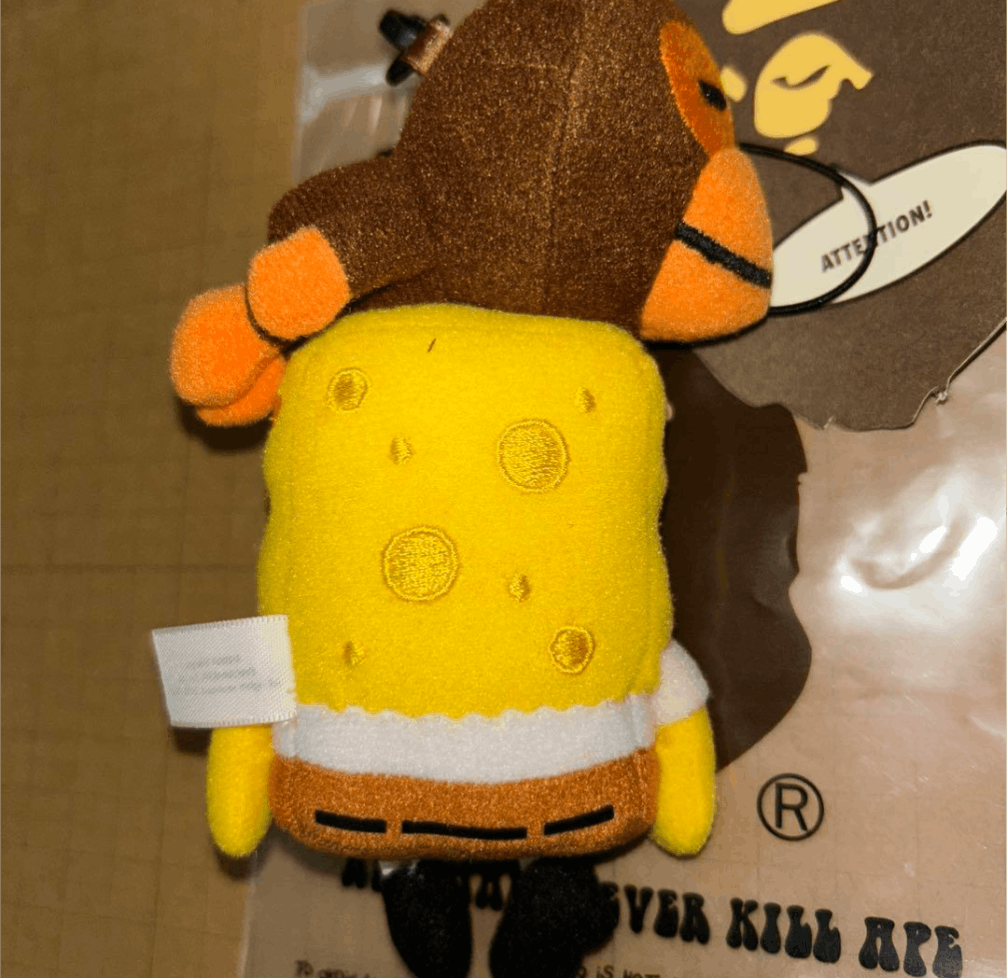 Bape Abathing Ape Collaboration Sponge Bob Milo Strap Size ONE SIZE - 4 Thumbnail