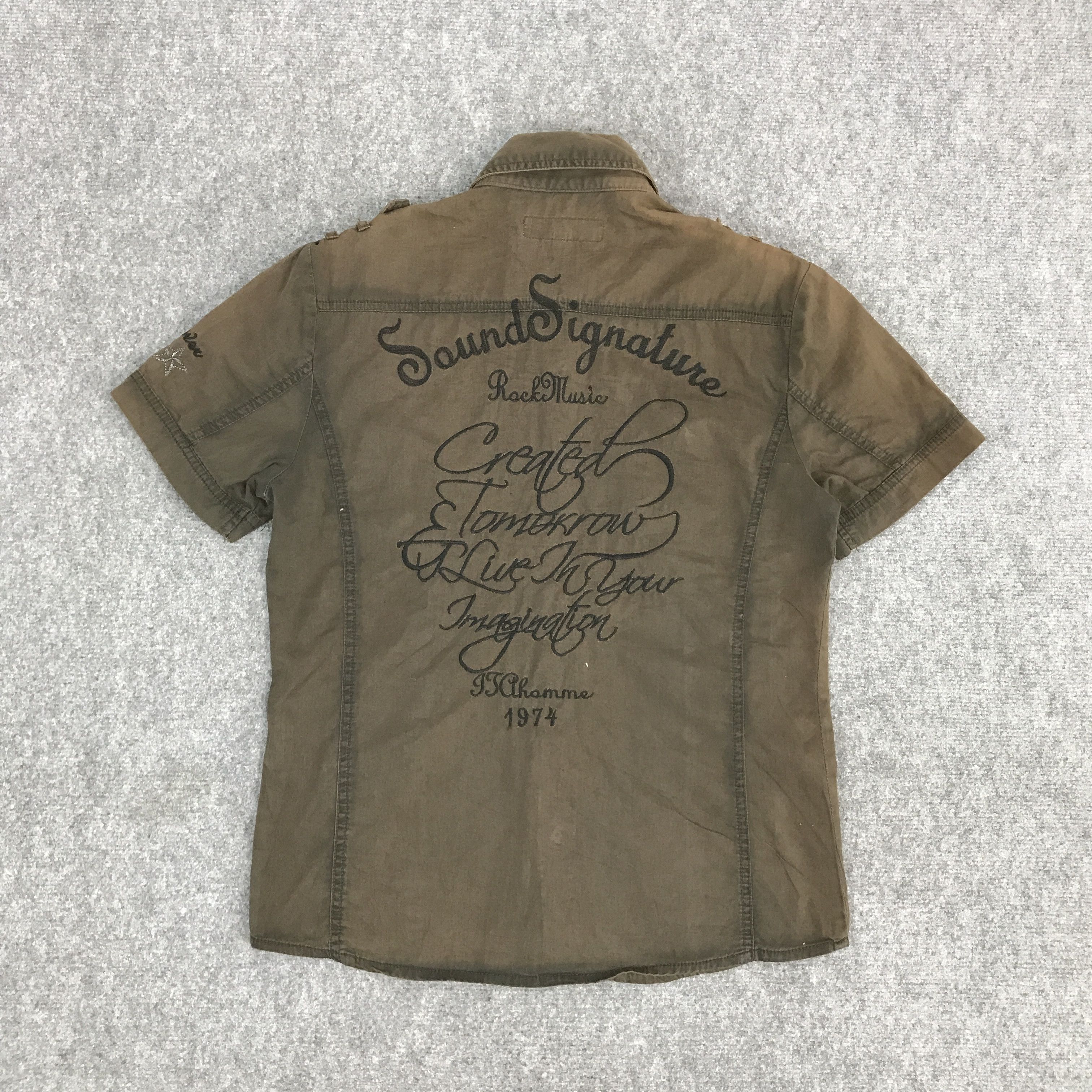 In The Attic × Japanese Brand IN THE ATTIC SNAP BUTTON RUSTY STYLE DESIGN SHIRTS Size US M / EU 48-50 / 2 - 2 Thumbnail