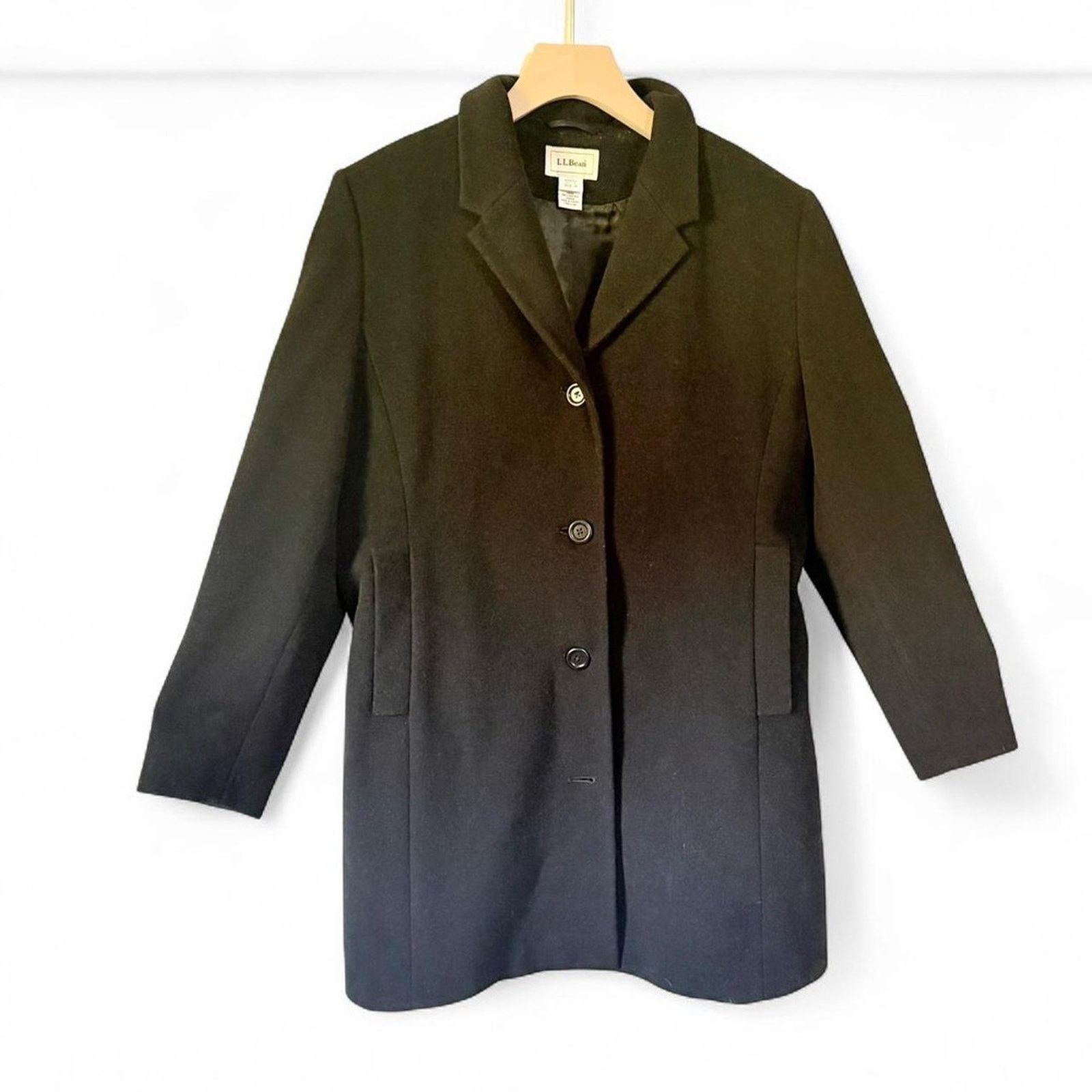 L.L. Bean Vintage L.L. Bean wool cashmere peacoat 16p petite Size XXL / US 16-18 / IT 52-54 - 1 Thumbnail