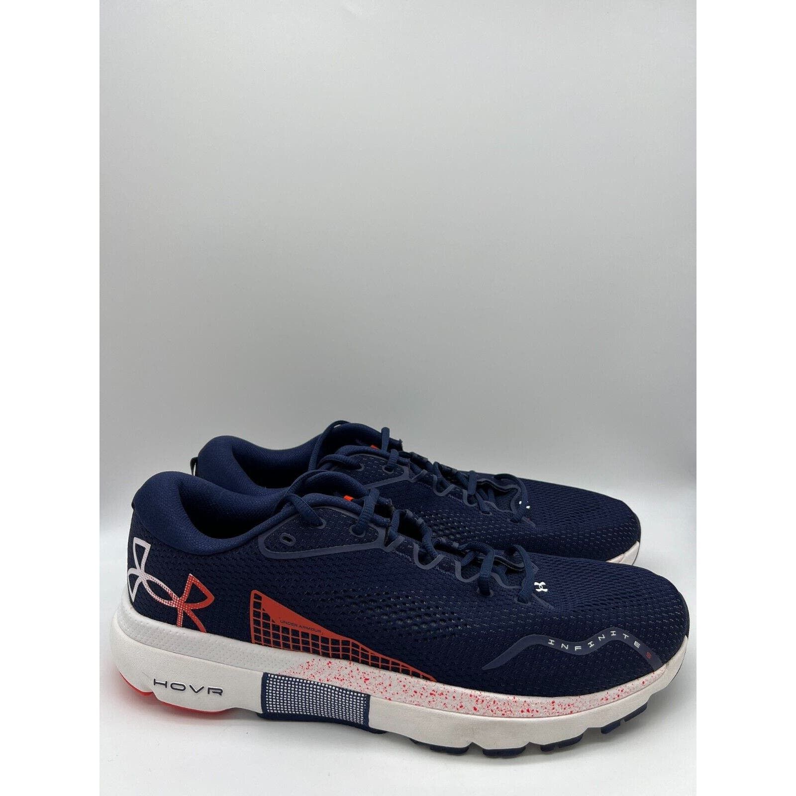 image of Under Armour Hovr Infinite 5 Auburn University Blue Men 16 Shoes (Size 15)