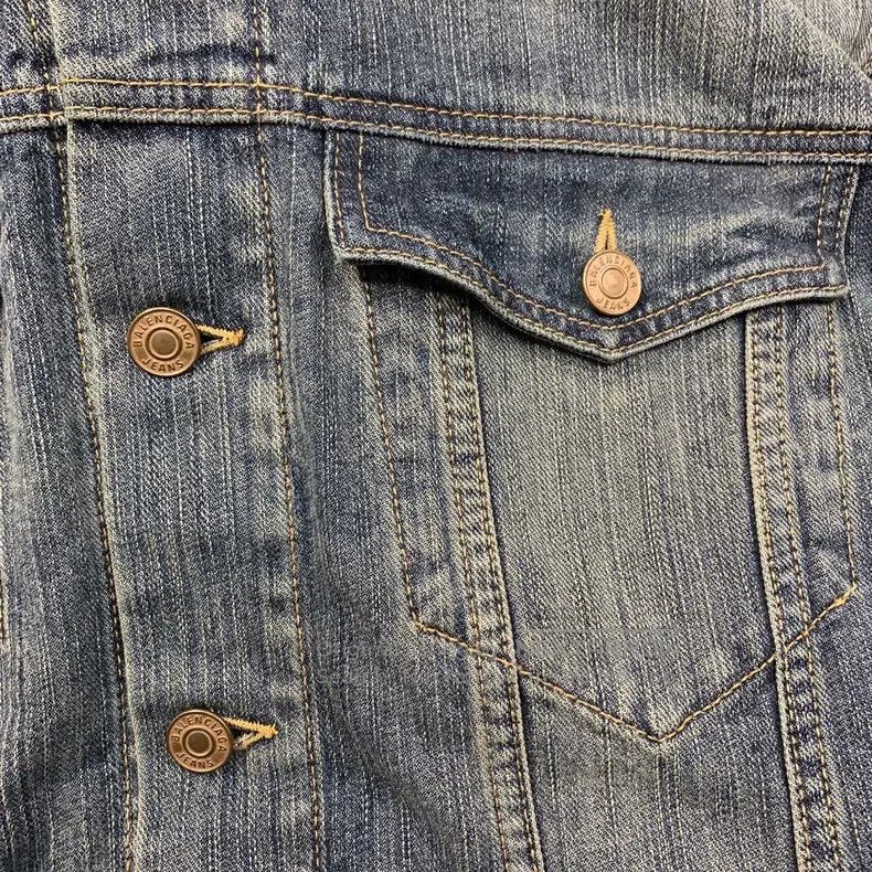 Balenciaga Balenciaga Distressed patched hoodie denim jacket faux two Size US S / EU 44-46 / 1 - 4 Thumbnail