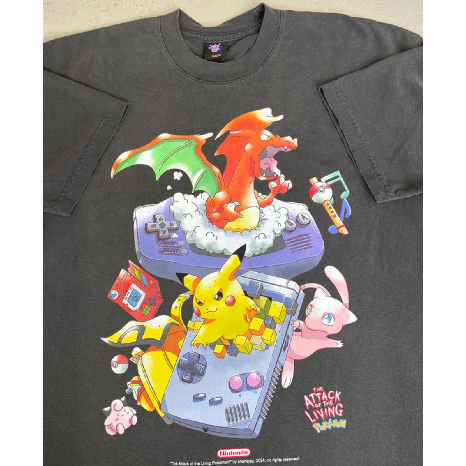 Pokemon Bootleg Pokemon Nintendo Gameboy Advance T-Shirt Size XXL Size US XXL / EU 58 / 5 - 1 Preview