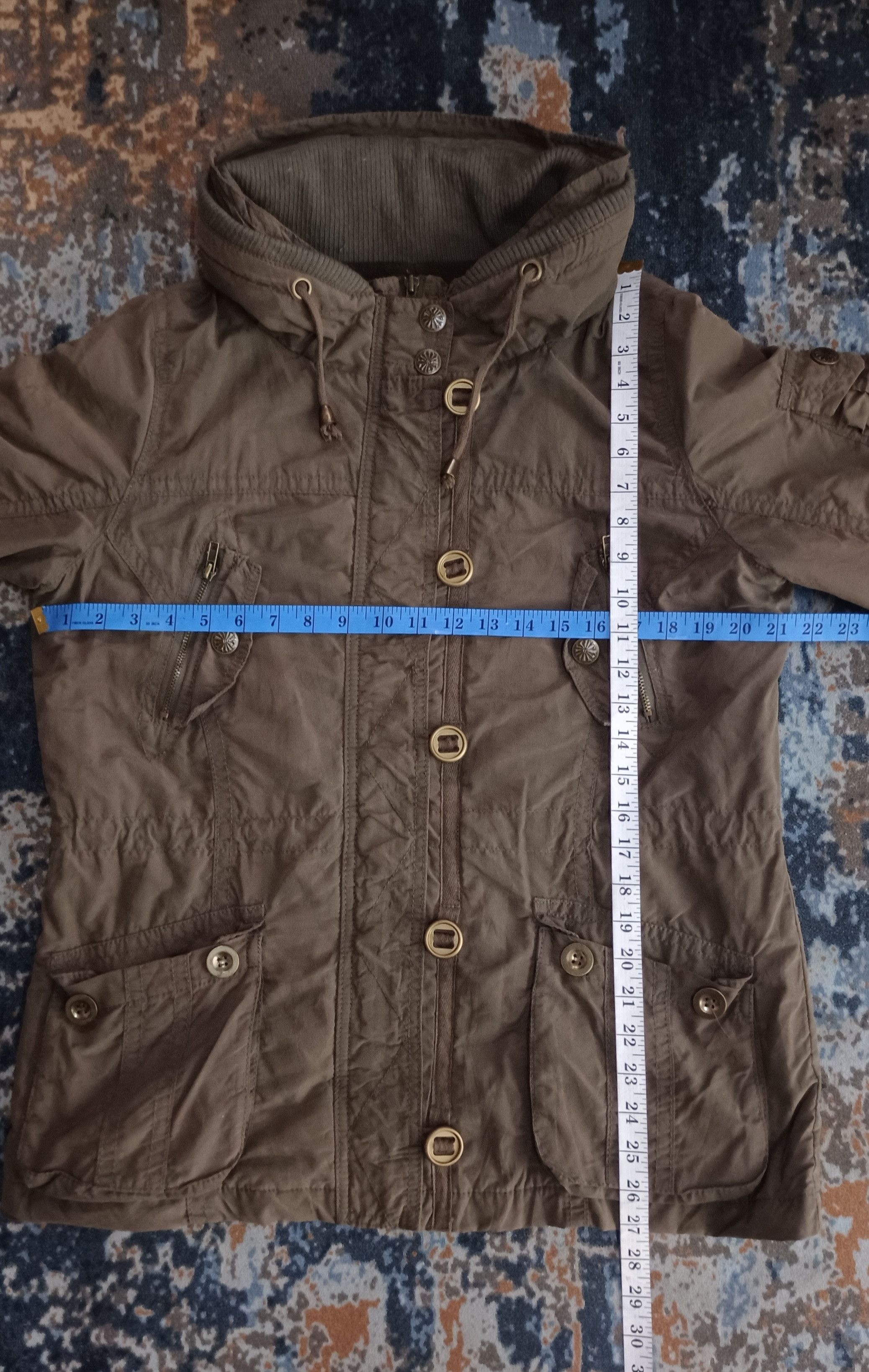 Japanese Brand 🇯🇵US Army Type Air Force 07 Flight Tactical Pocket Jacket Size US L / EU 52-54 / 3 - 16 Thumbnail