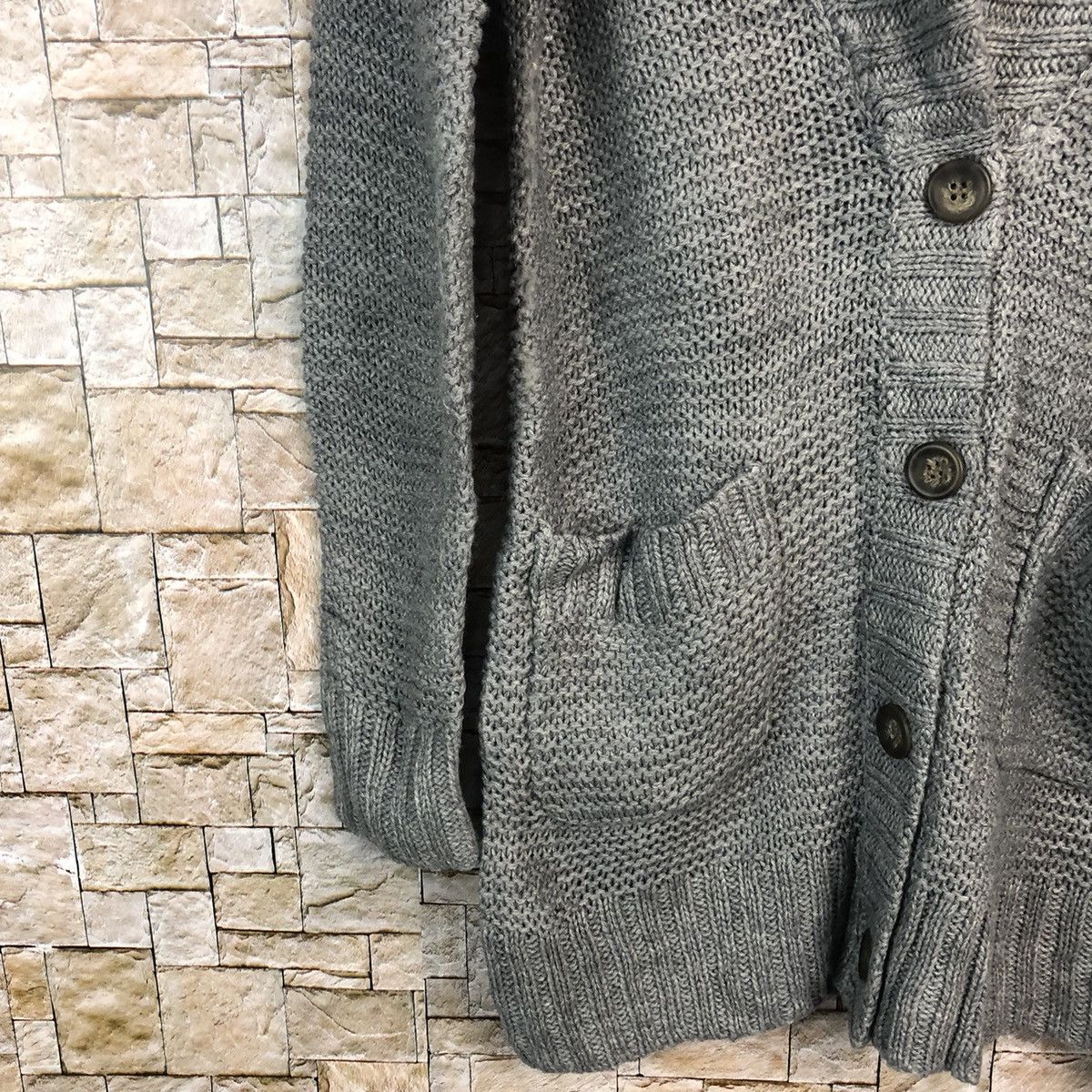 Homespun Knitwear × Index Index Grey Cardigan Knitwear #A903 Size US M / EU 48-50 / 2 - 7 Thumbnail