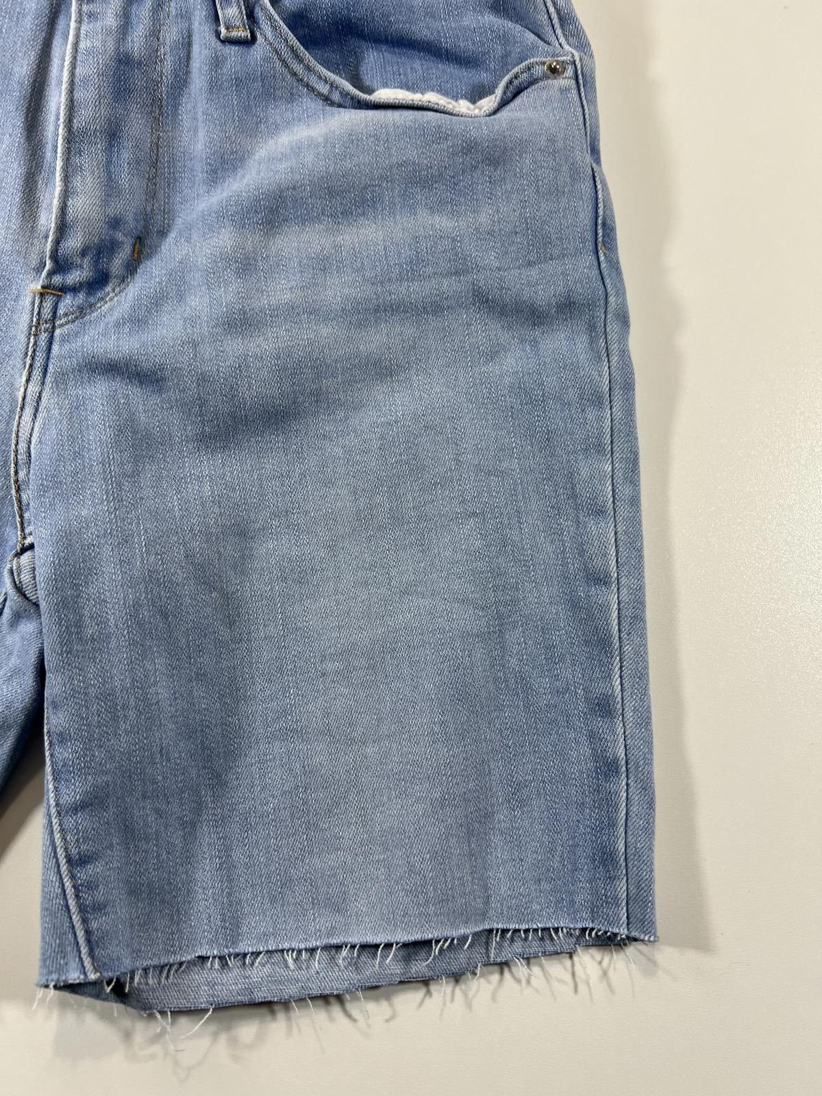 Levi's Levi's 721 Light Blue Denim Cutoff Shorts 27 Size 27" / US 4 / IT 40 - 2 Thumbnail