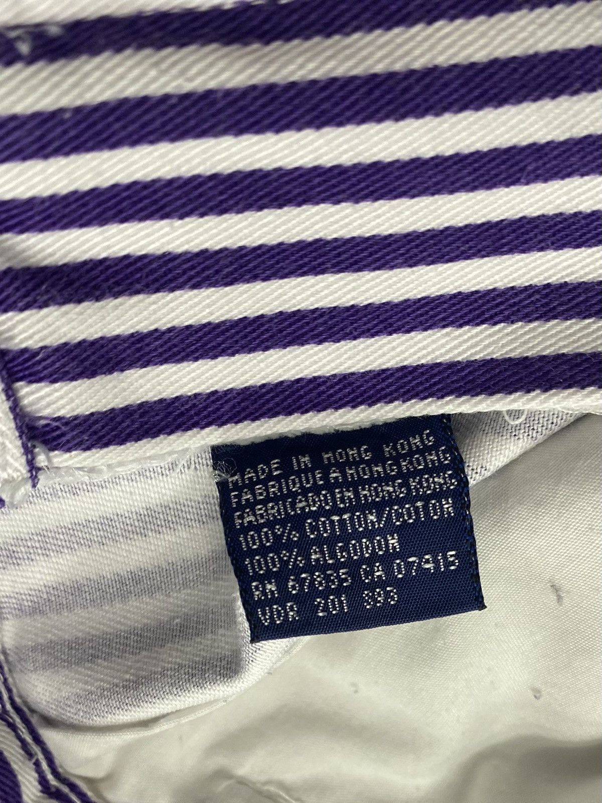 Nautica 90’s Vintage Nautica Striped Shorts Size US 36 / EU 52 - 5 Thumbnail
